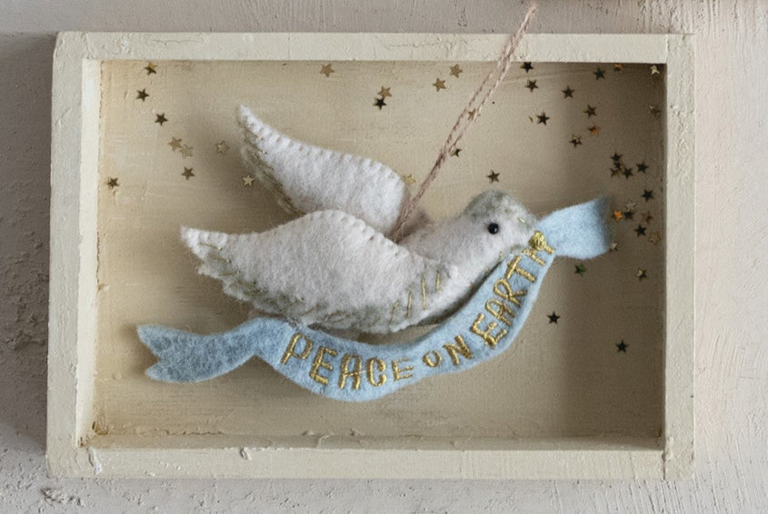 Peace On Earth Dove Ornament