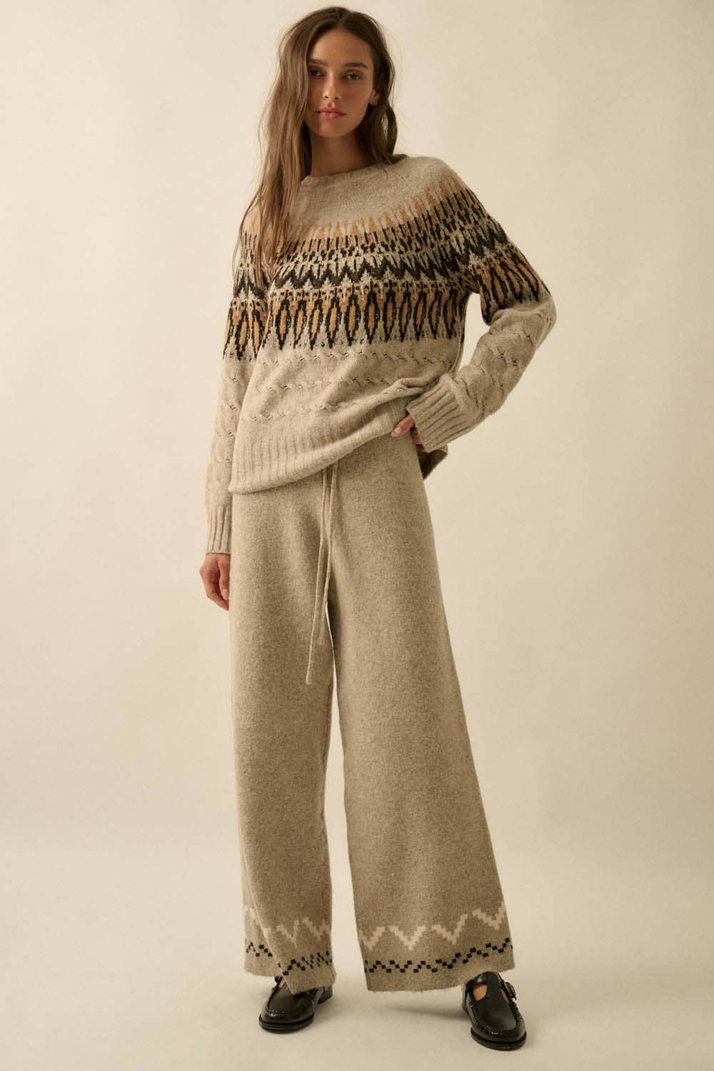 Alpine Drawstring Sweater Pants