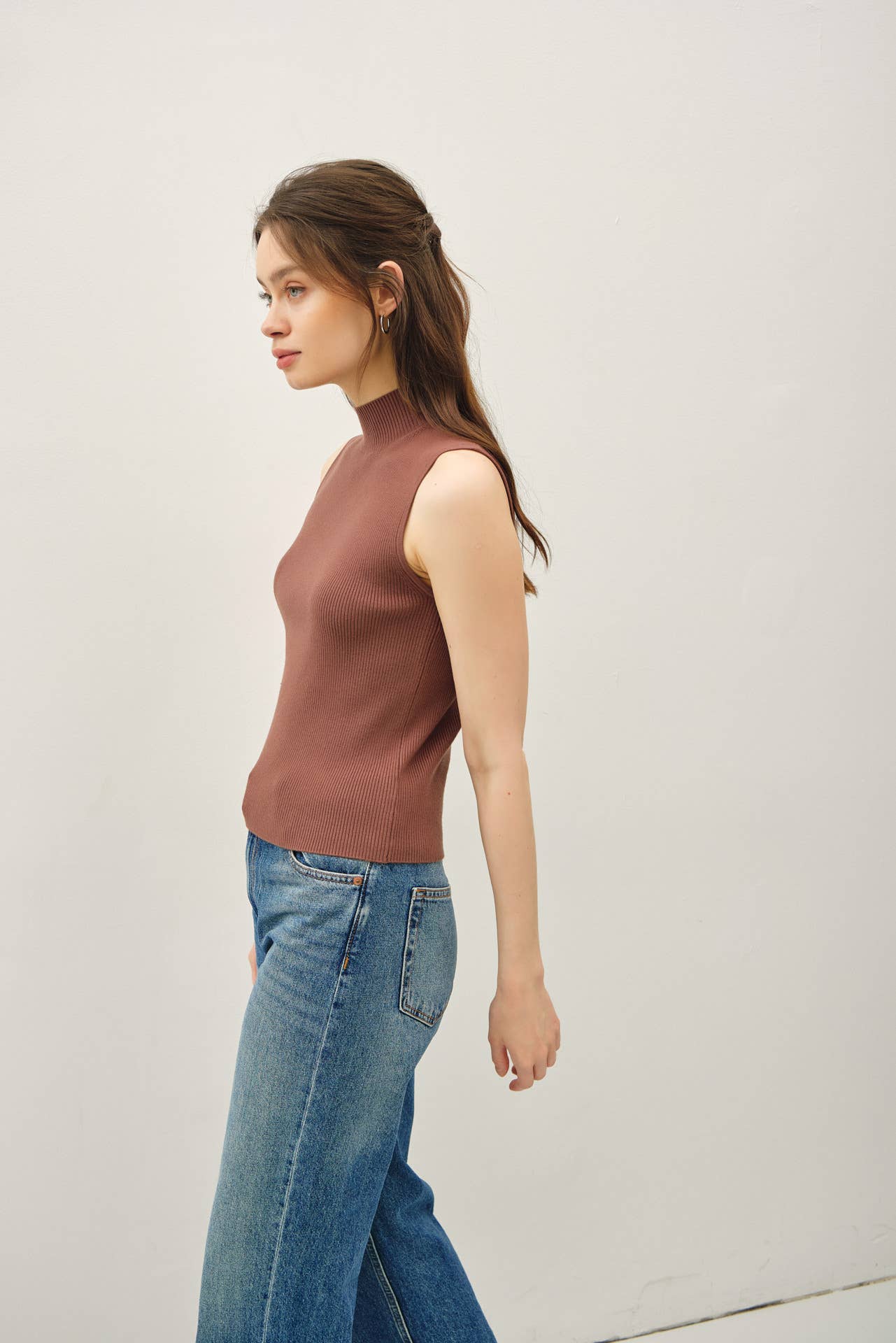 Maggie Ribbed Turtleneck Top - Two Colors