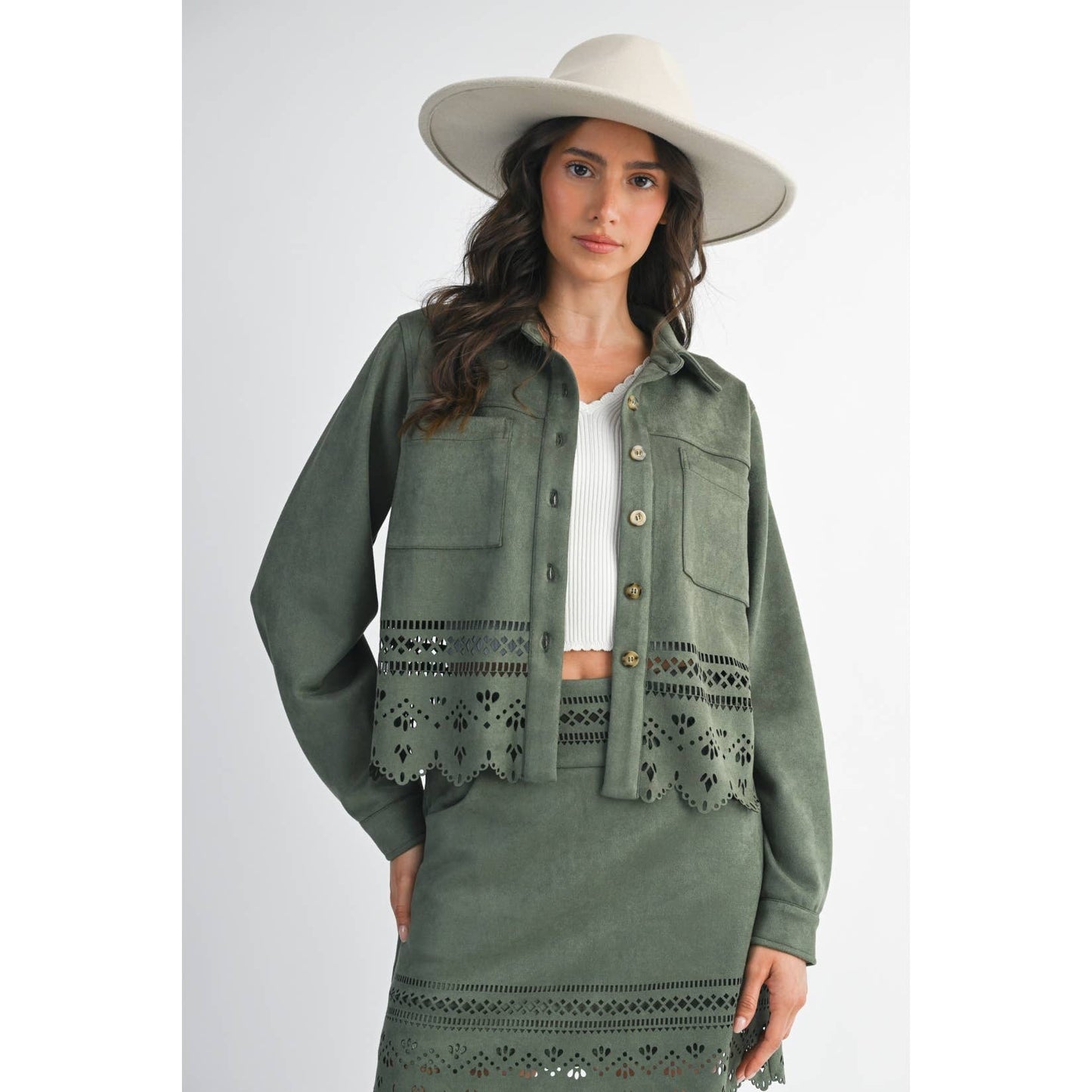 Reagan Laser Cut Jacket