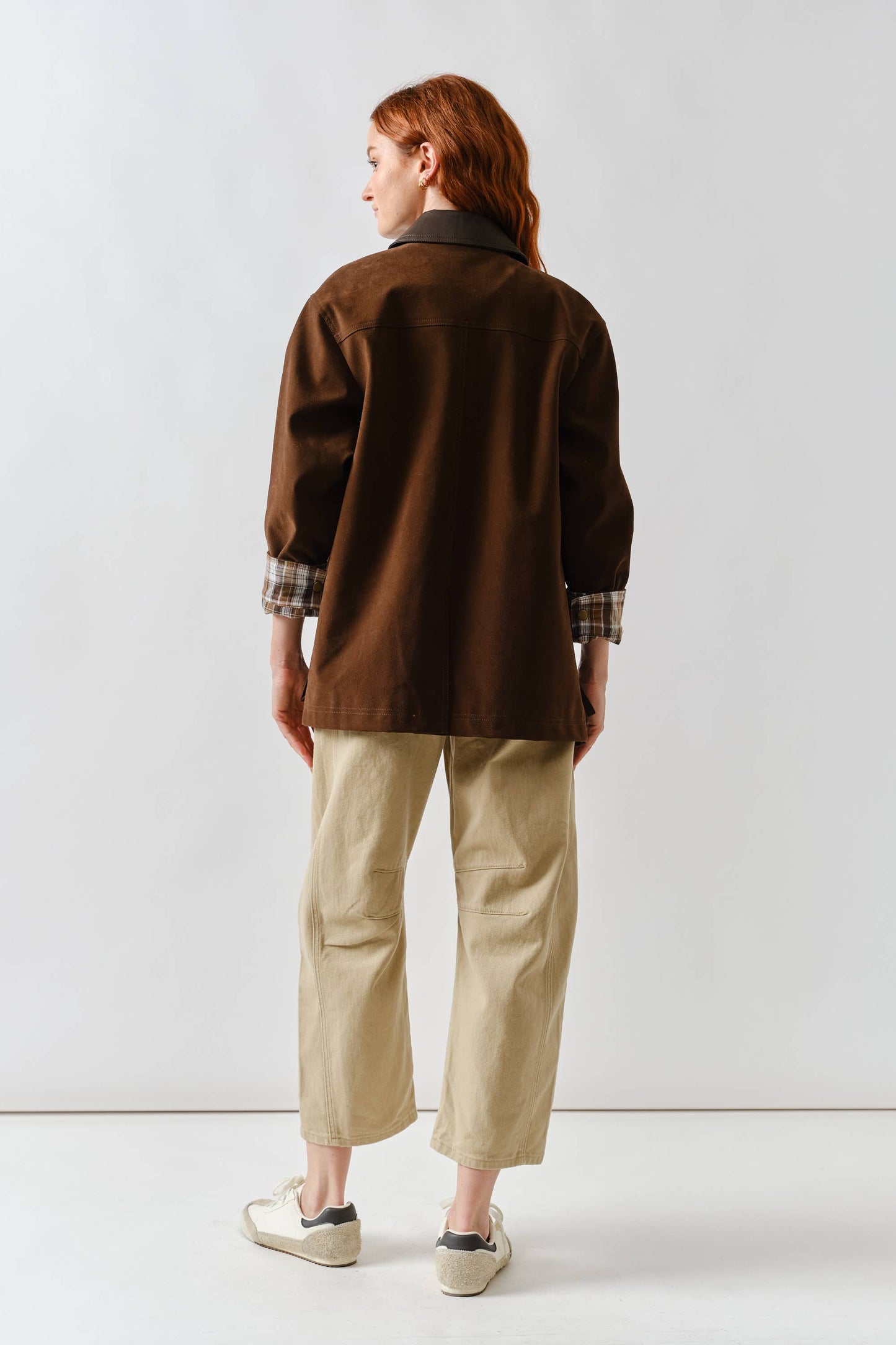 Quinn Contrast Barn Jacket- Two Colors