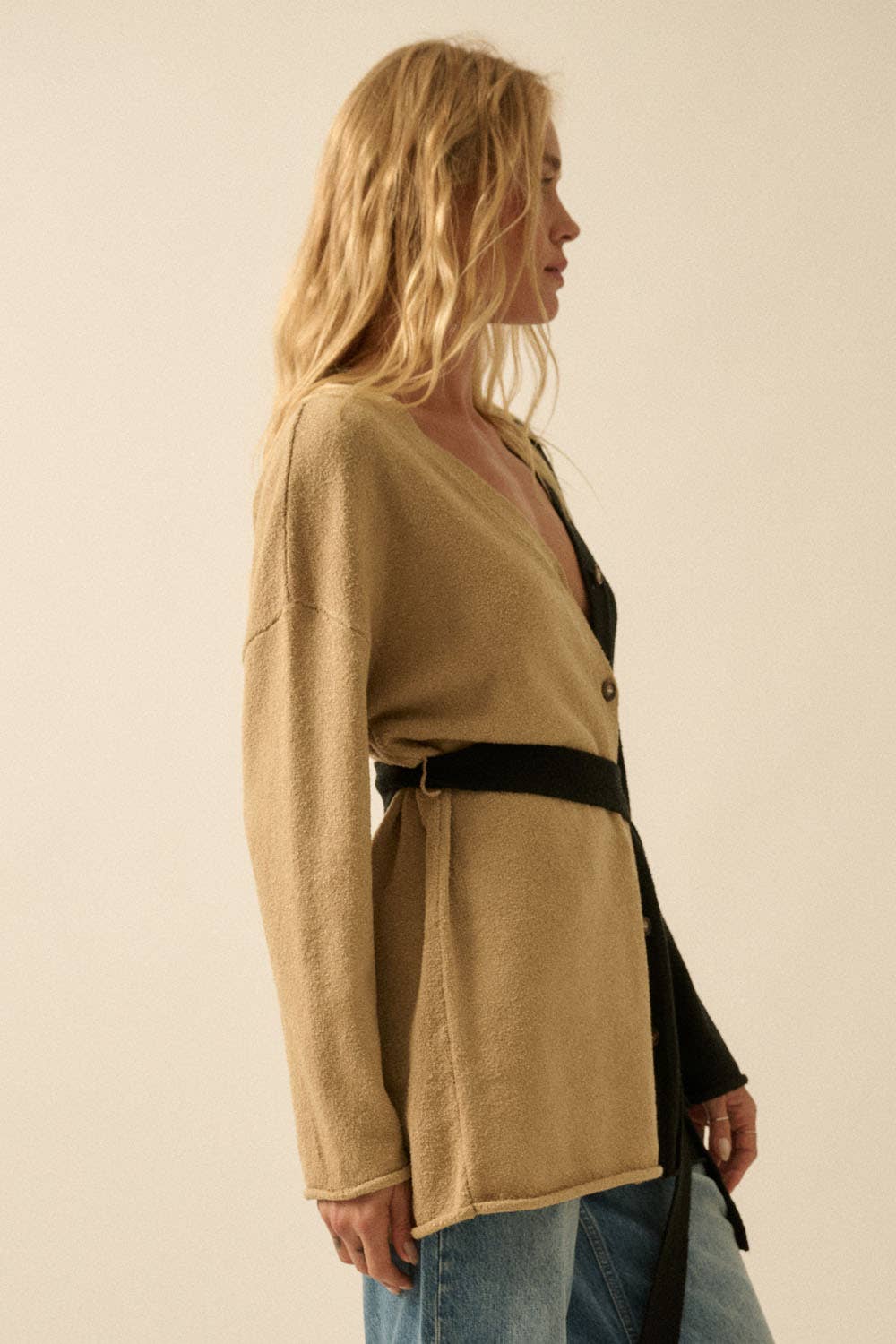 Bianca Color Block Cardigan