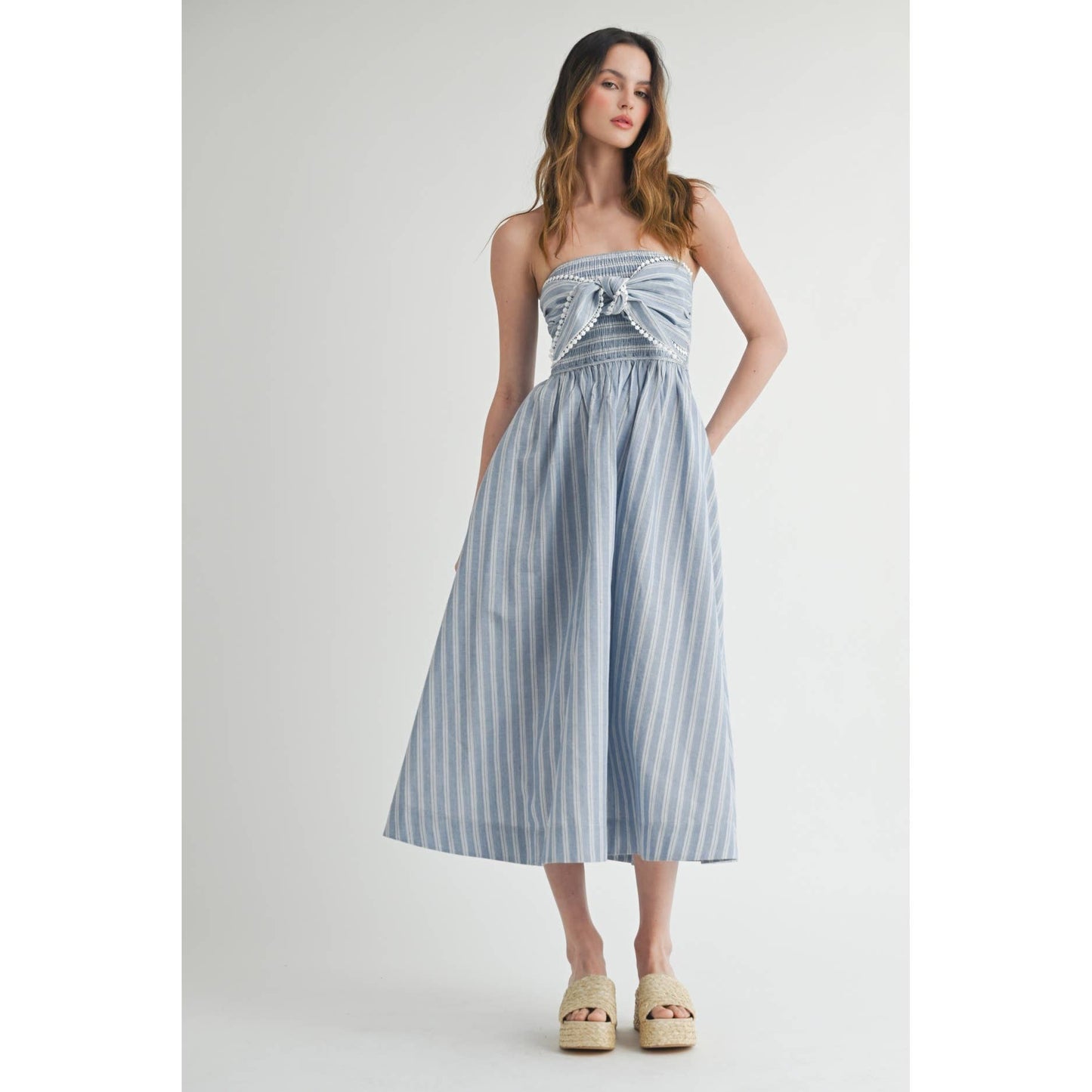 Kelly Strapless Tie Dress