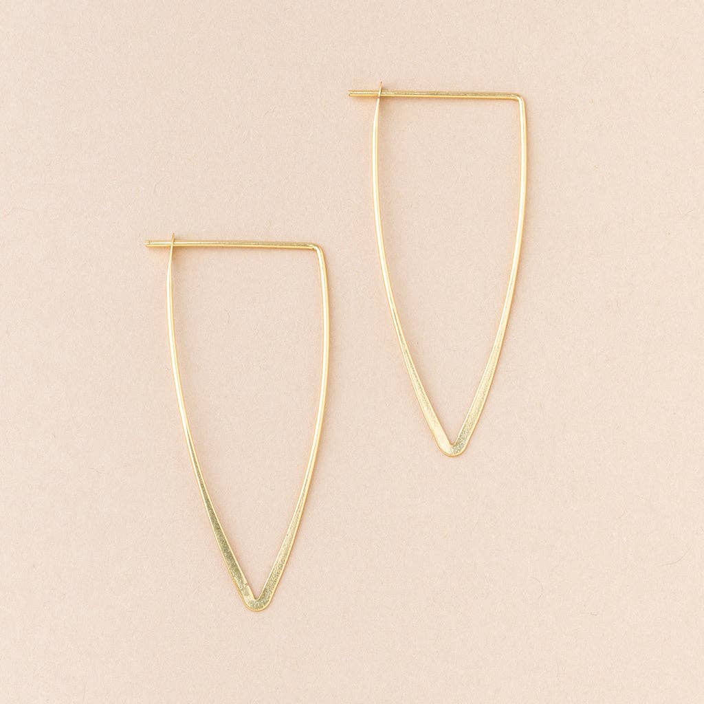 Mischa Triangle Hoops