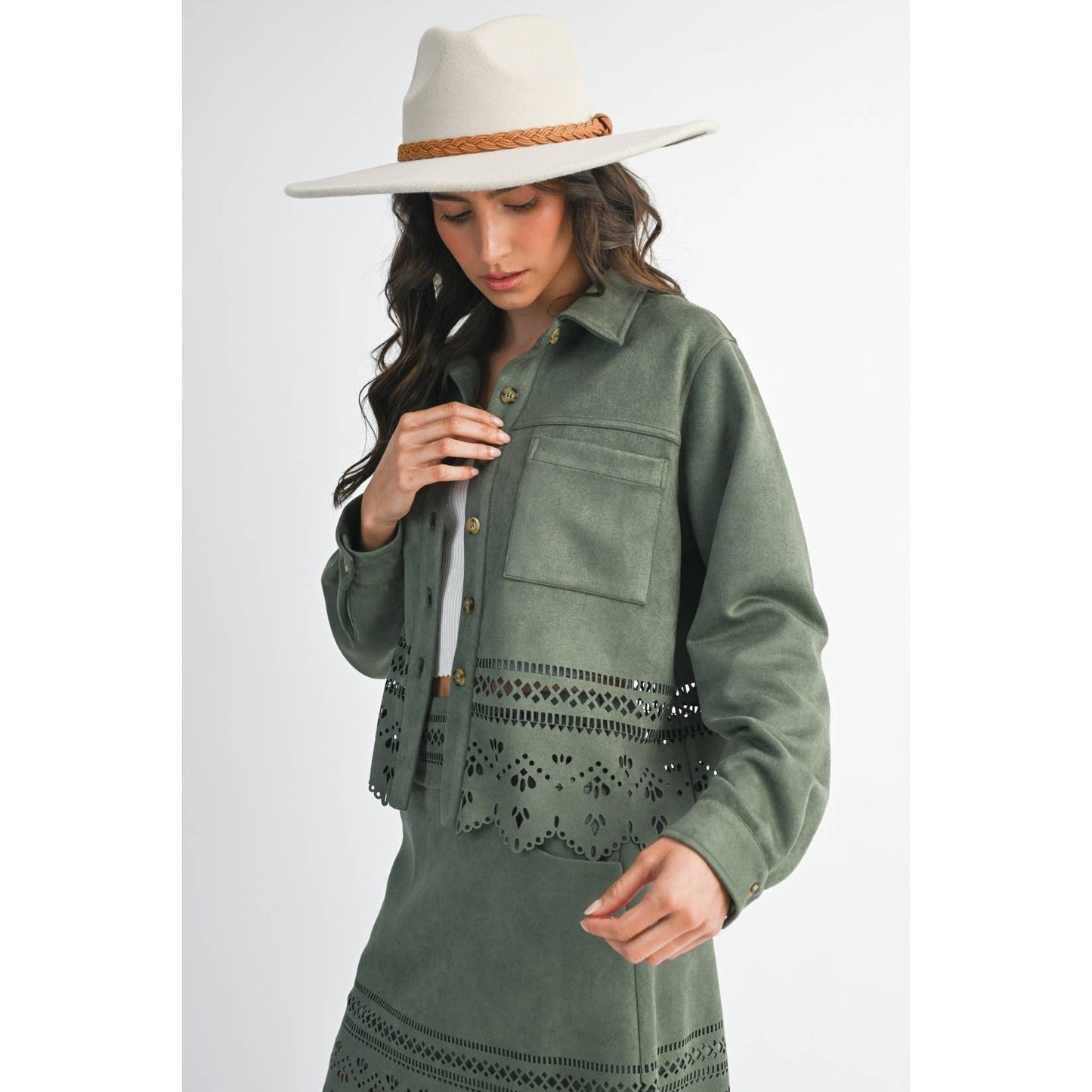 Reagan Laser Cut Jacket