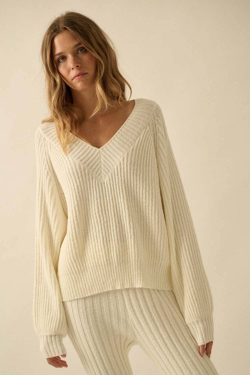Reagan Slouchy Sweater- Two Colorsx