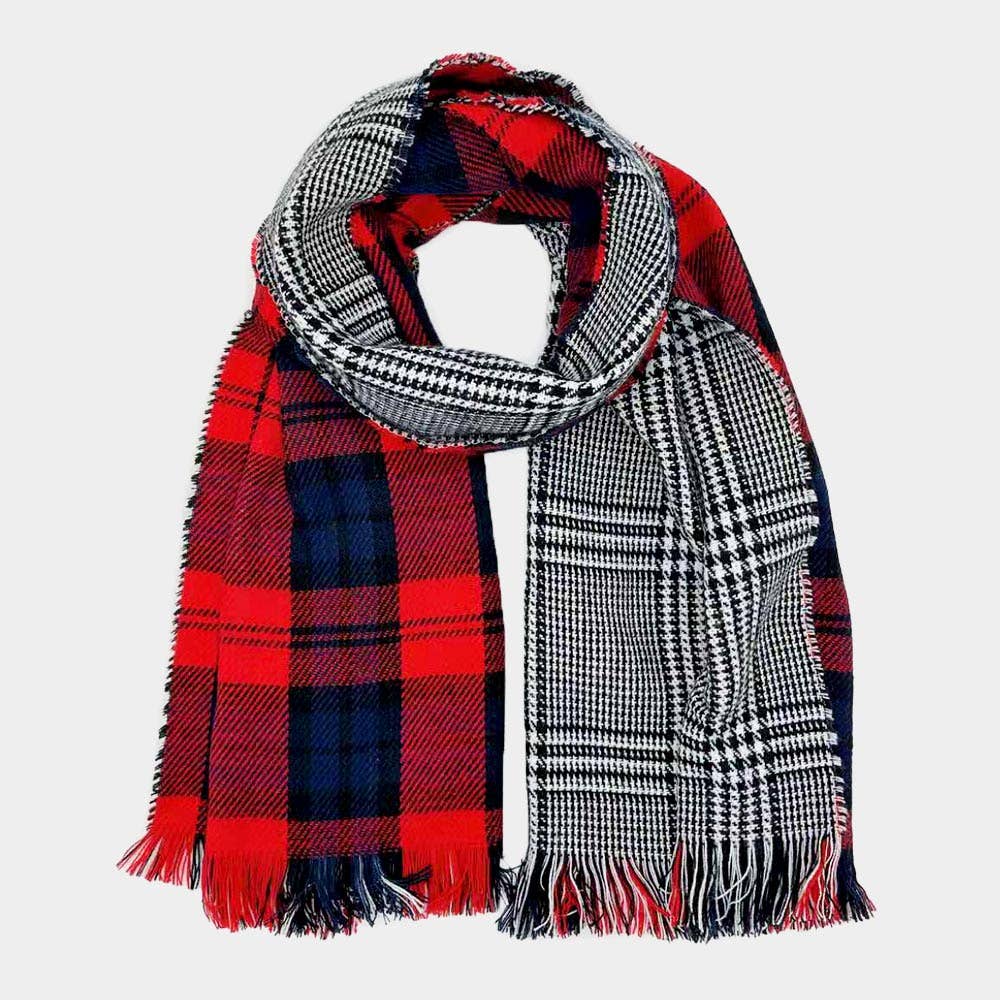 Hearthside Plaid Reversible Scarf