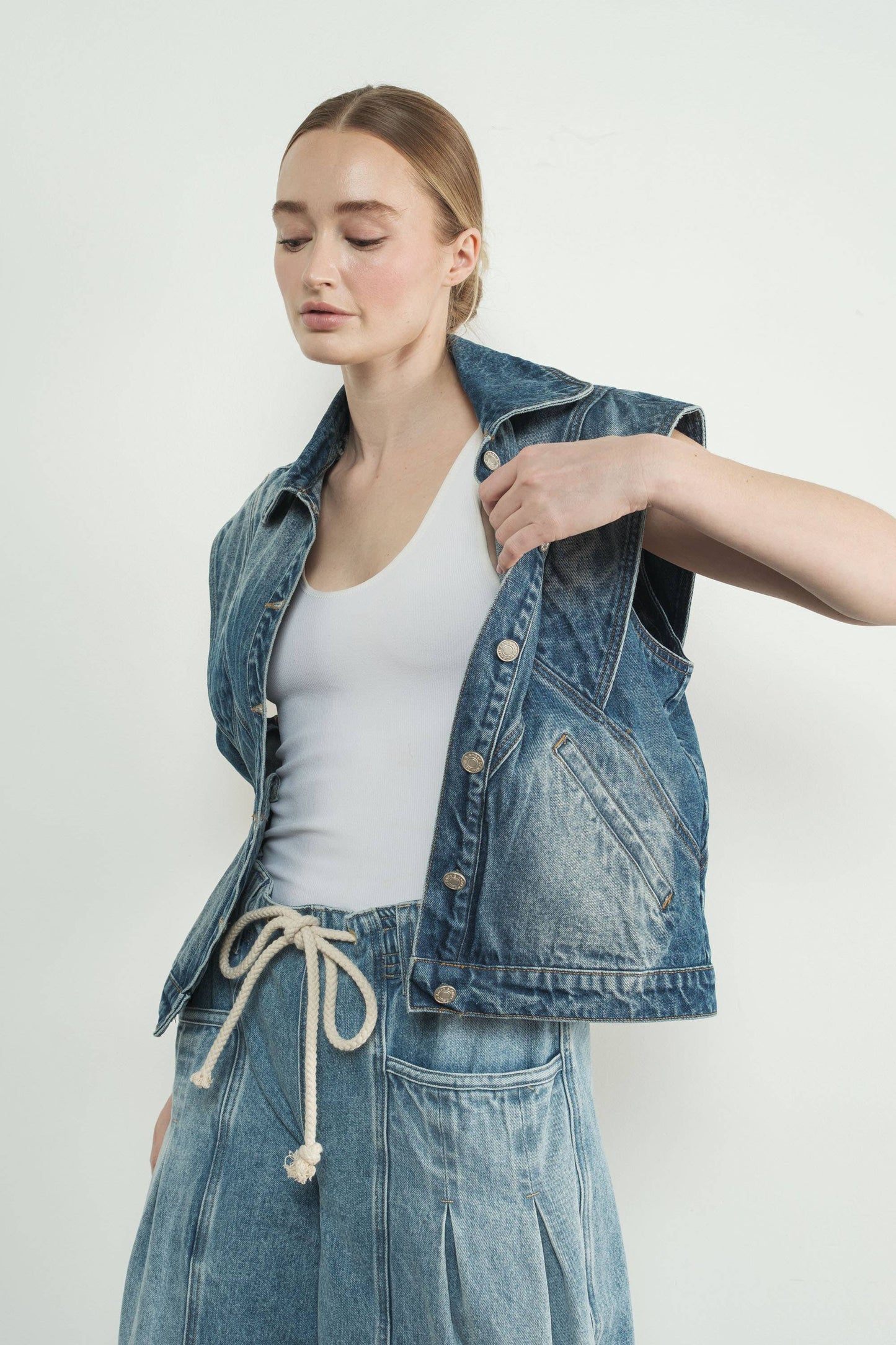 Sasha Denim Vest