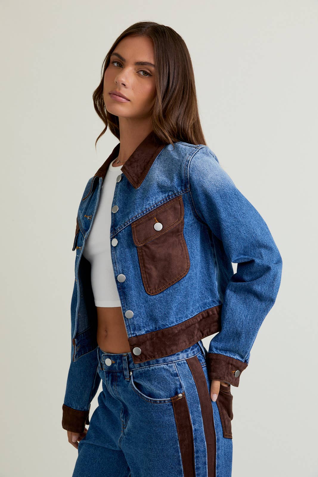 Dallas Suede Contrast Jacket