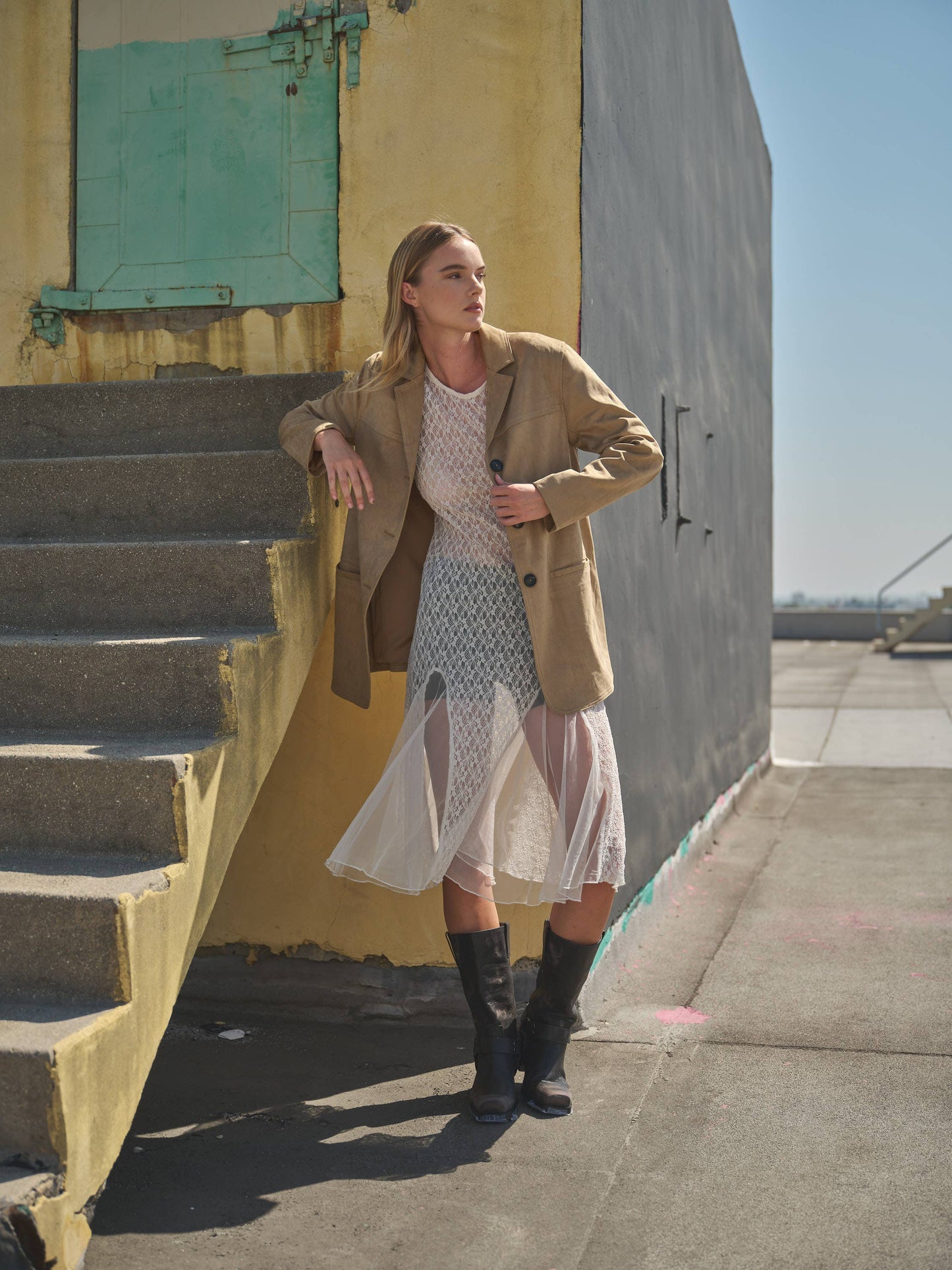 Macy Suede Blazer Jacket