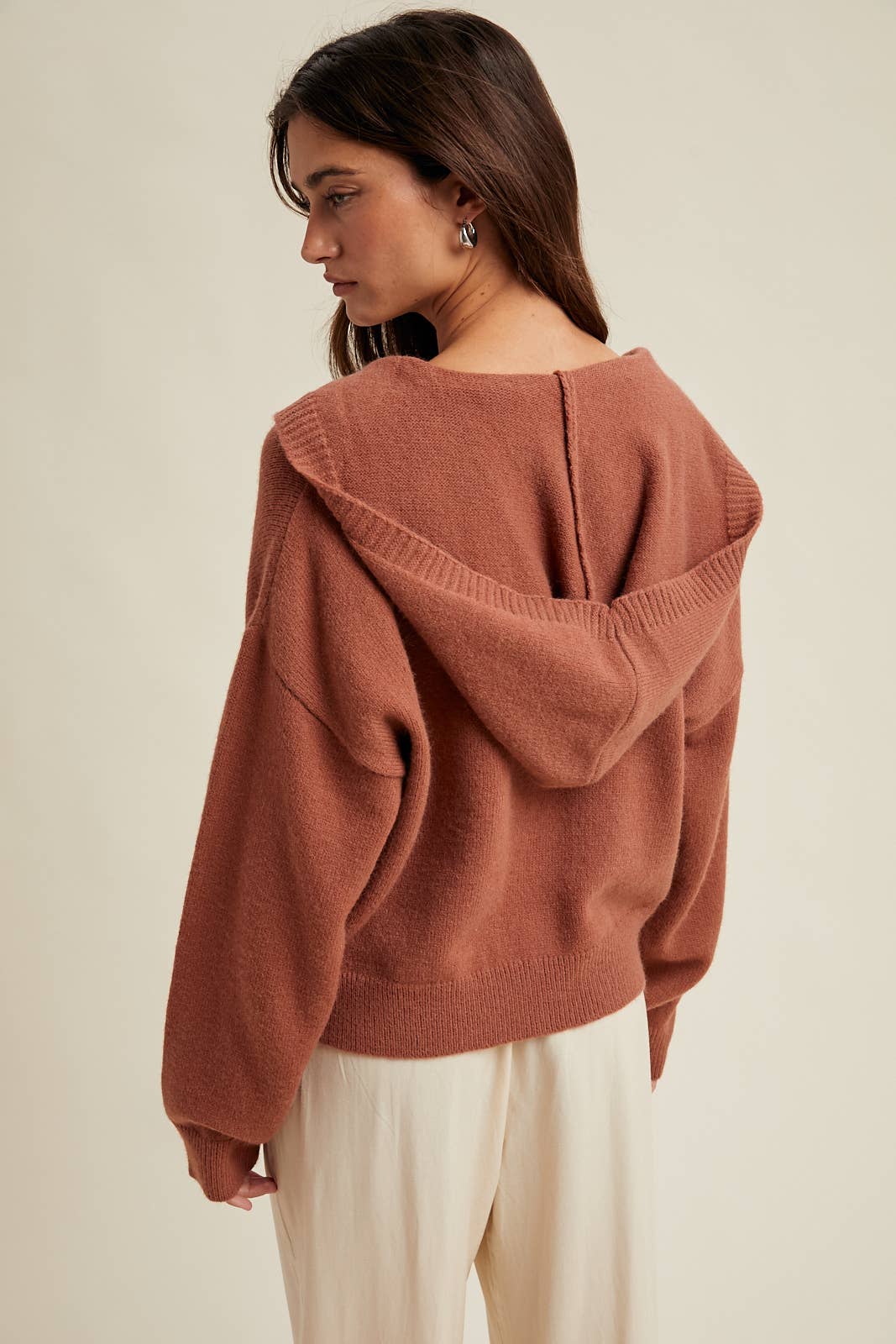 Quinn Hooded Cardigan Sweater