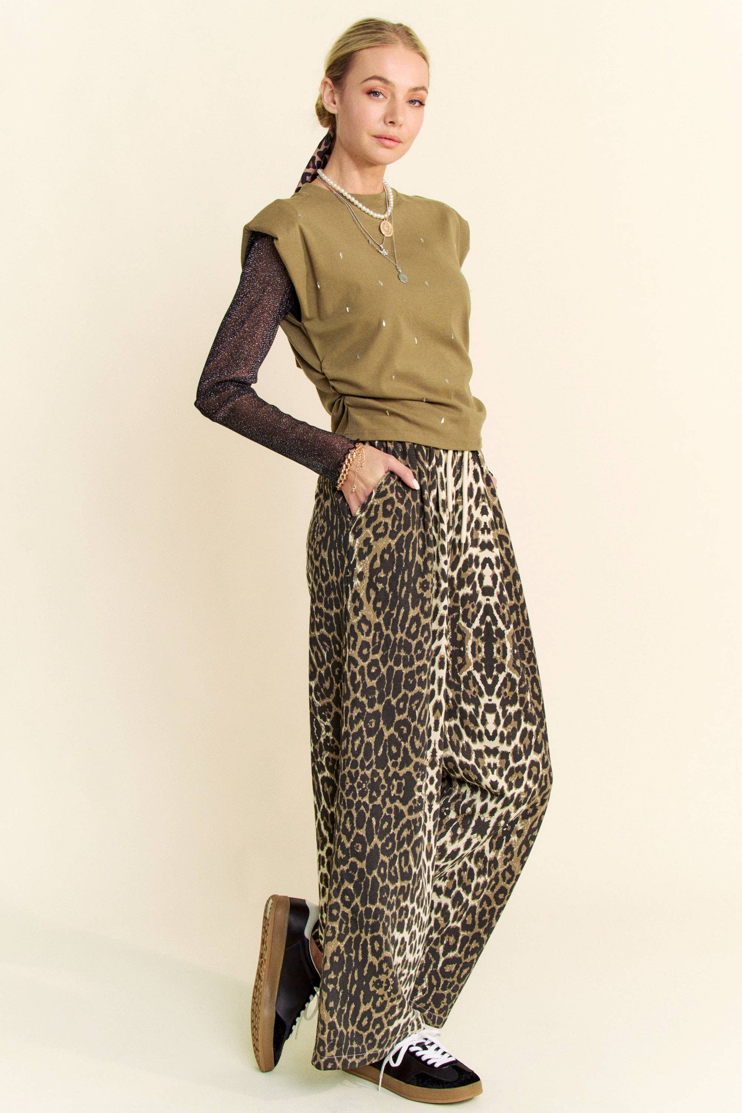 Zoey Animal Print Pants