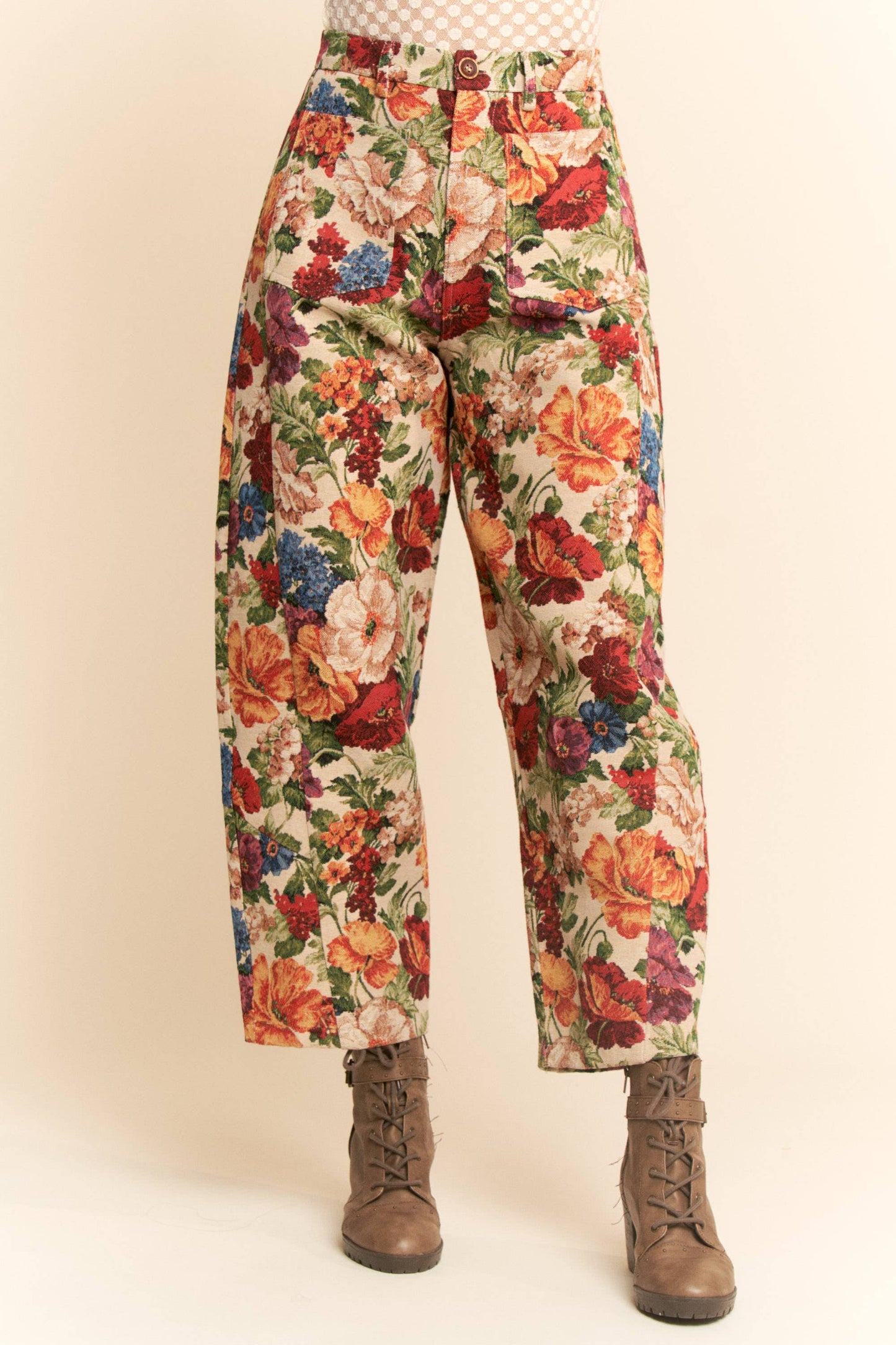 Mira Floral Tapestry Pants