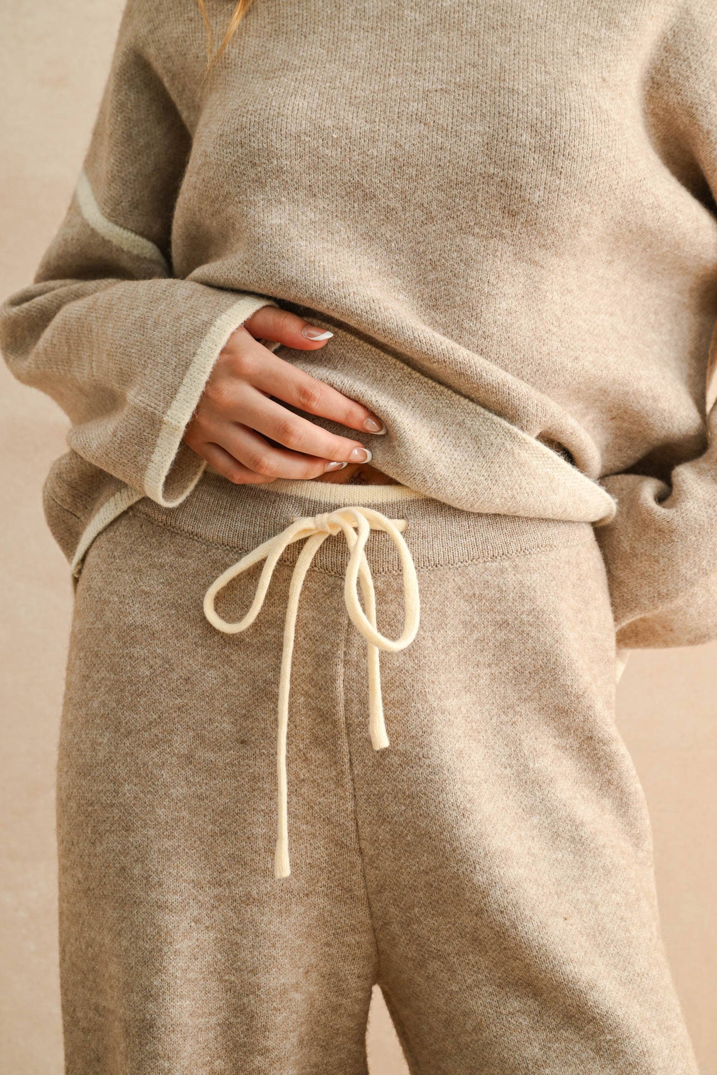 Katrina Contrast Sweater Pants