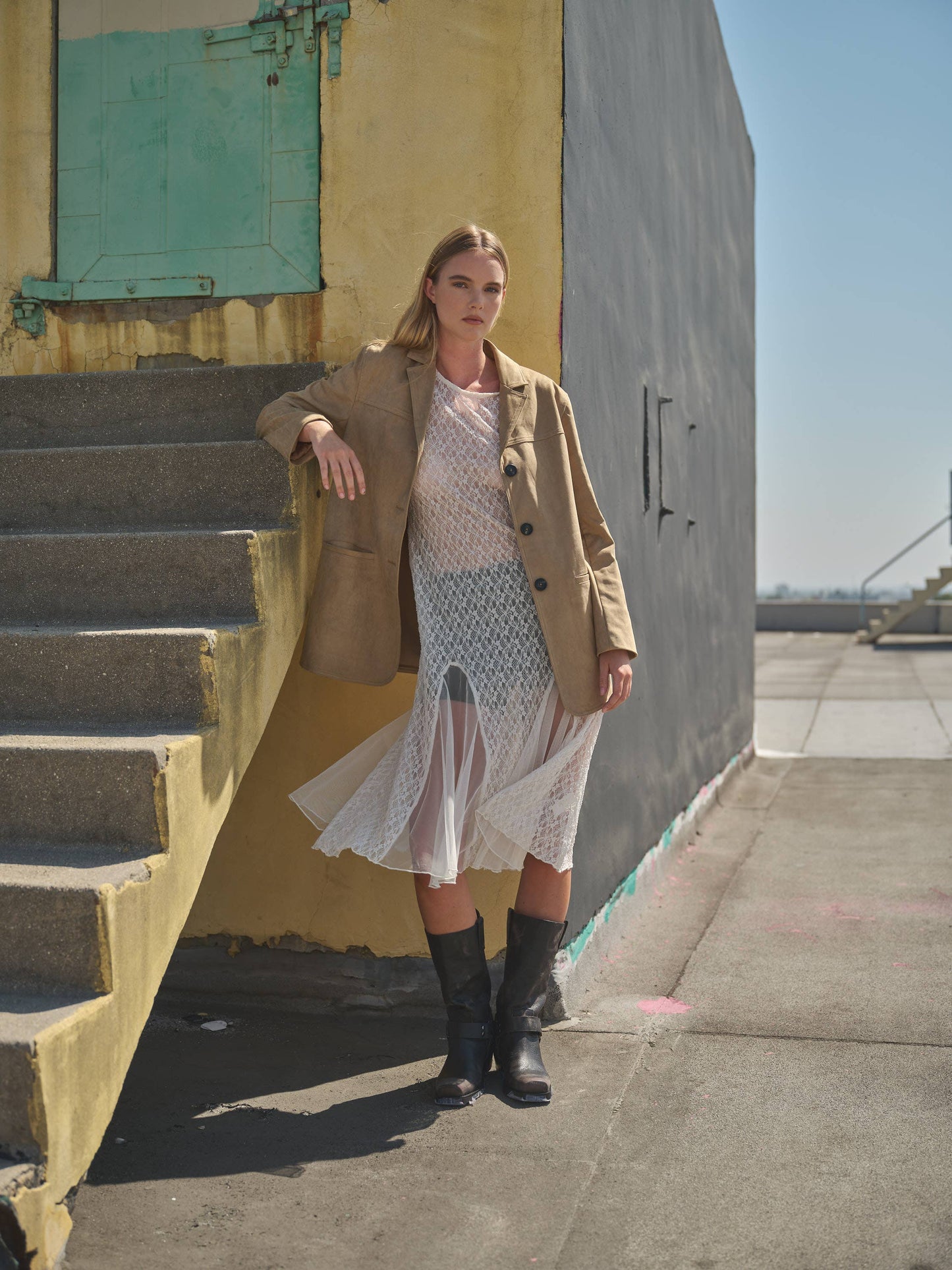 Macy Suede Blazer Jacket
