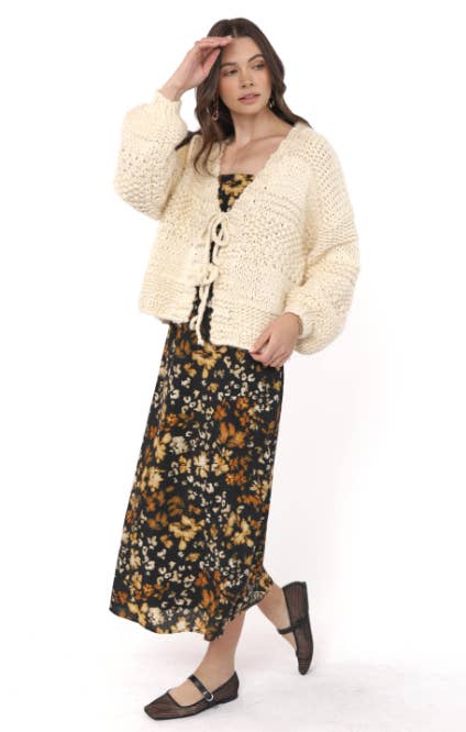 Iggy Chunky Hand Knit Cardigan