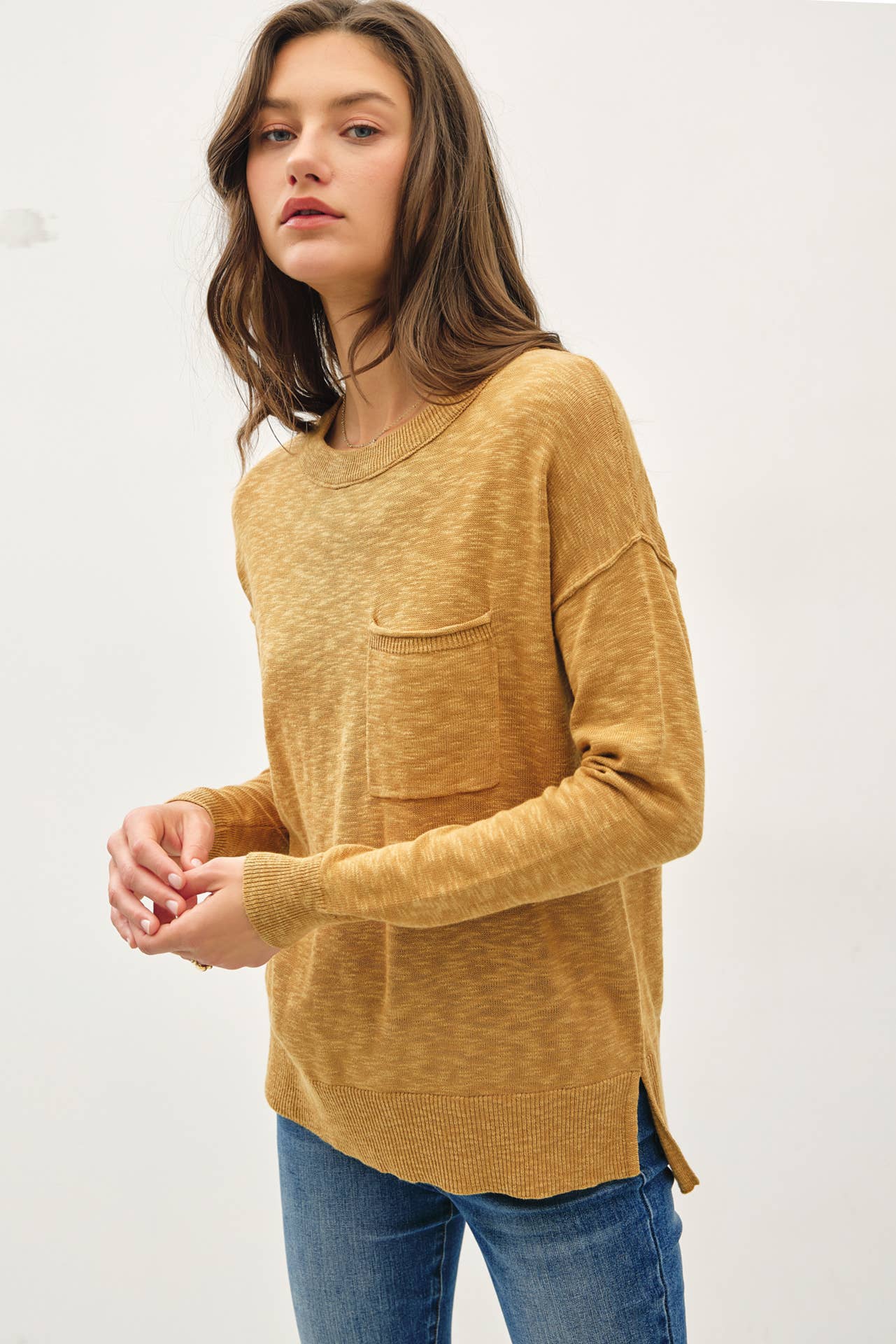 Monica Slub Knit Top