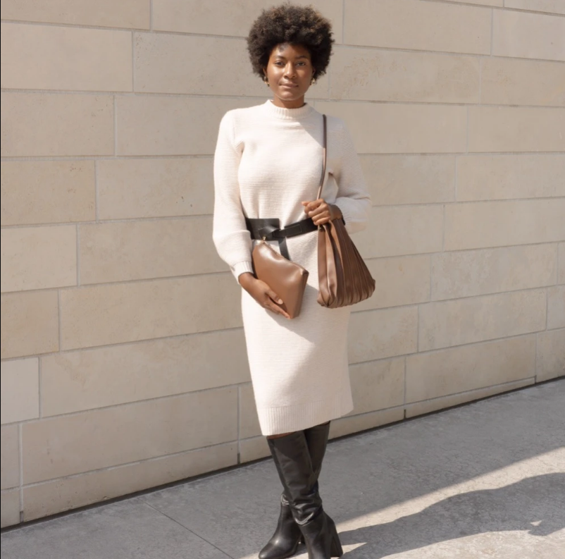 Carrie Pleated Shoulder Bag - Chocolate