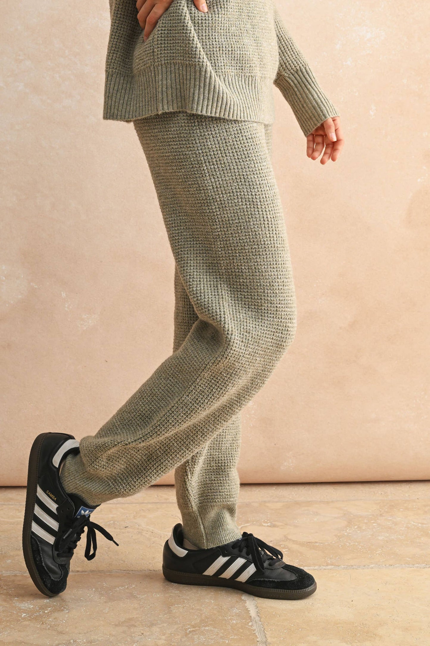 Zara Waffle Knit Jogger Pants