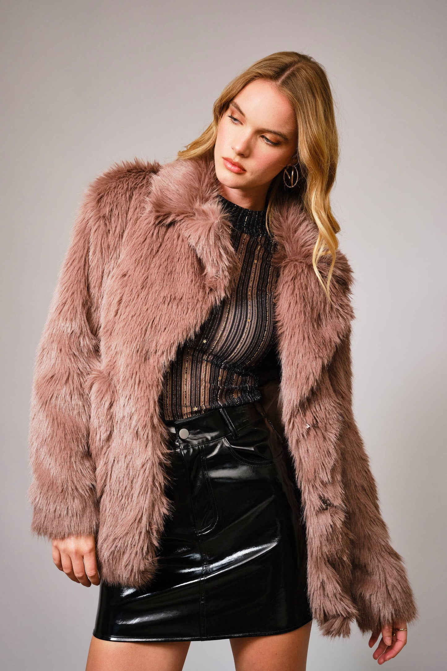 Blair Shag Fur Coat- Two Colors