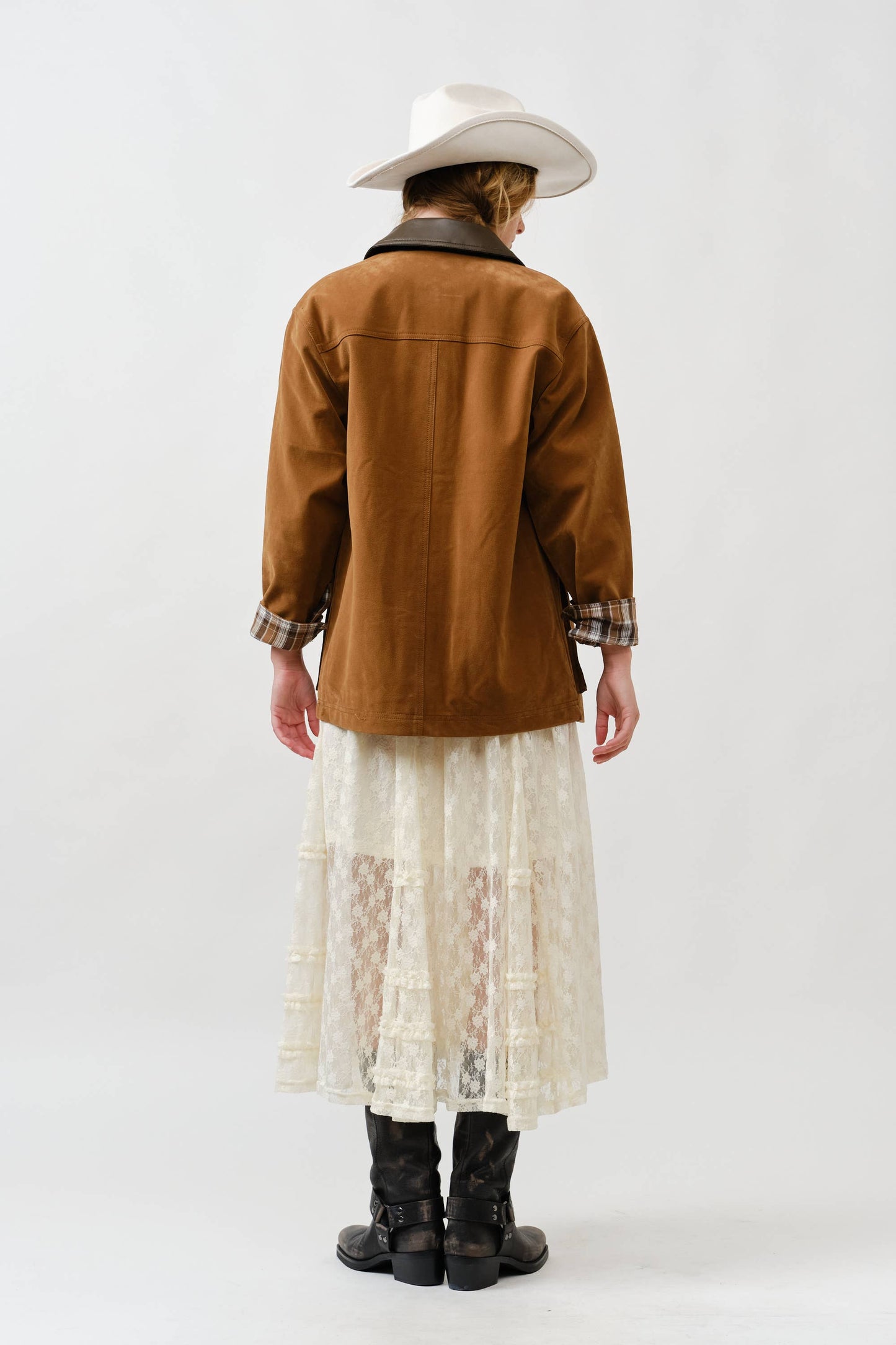 Quinn Contrast Barn Jacket- Two Colors