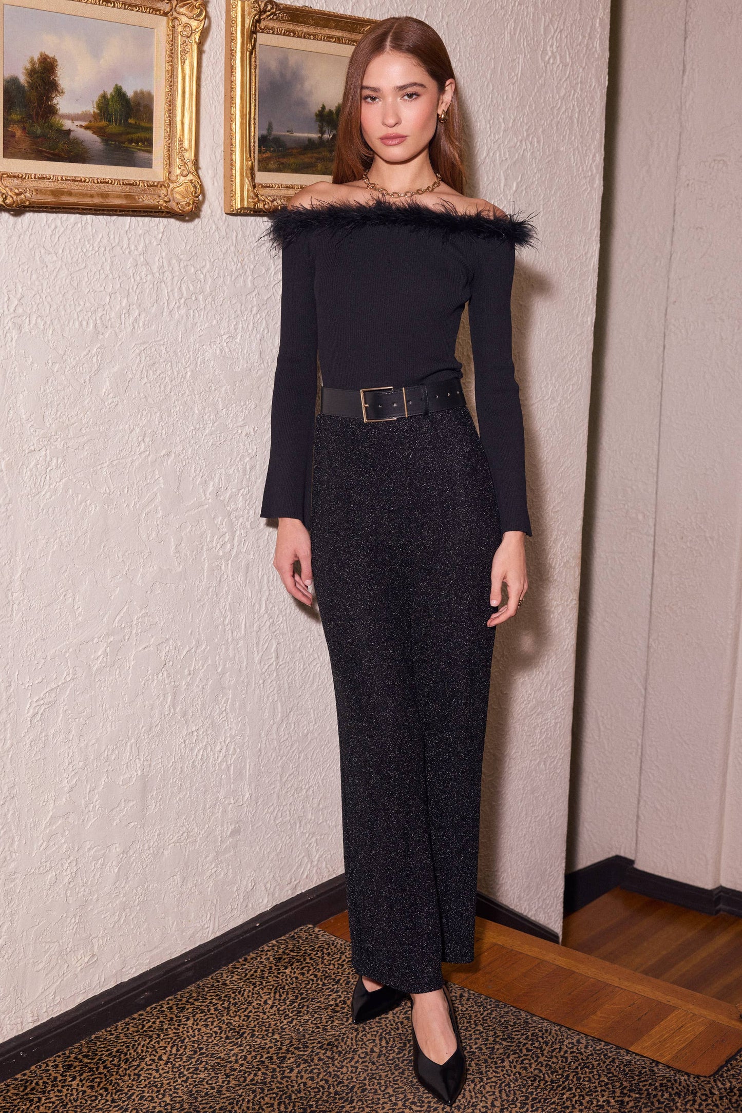 Dahlia Feather Detail Sweater