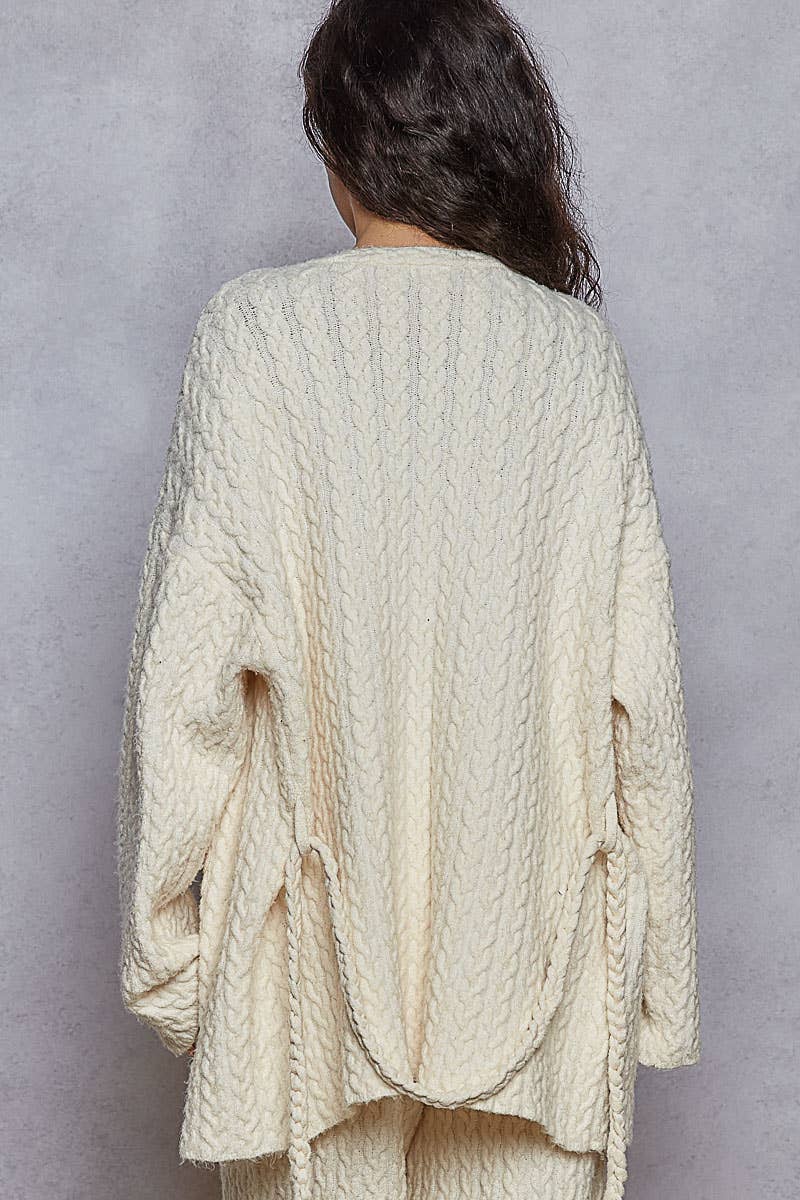 Mona Cable Knit Cardigan - Two Colors