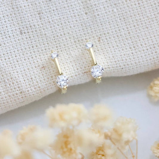Preciosa Huggie Earrings