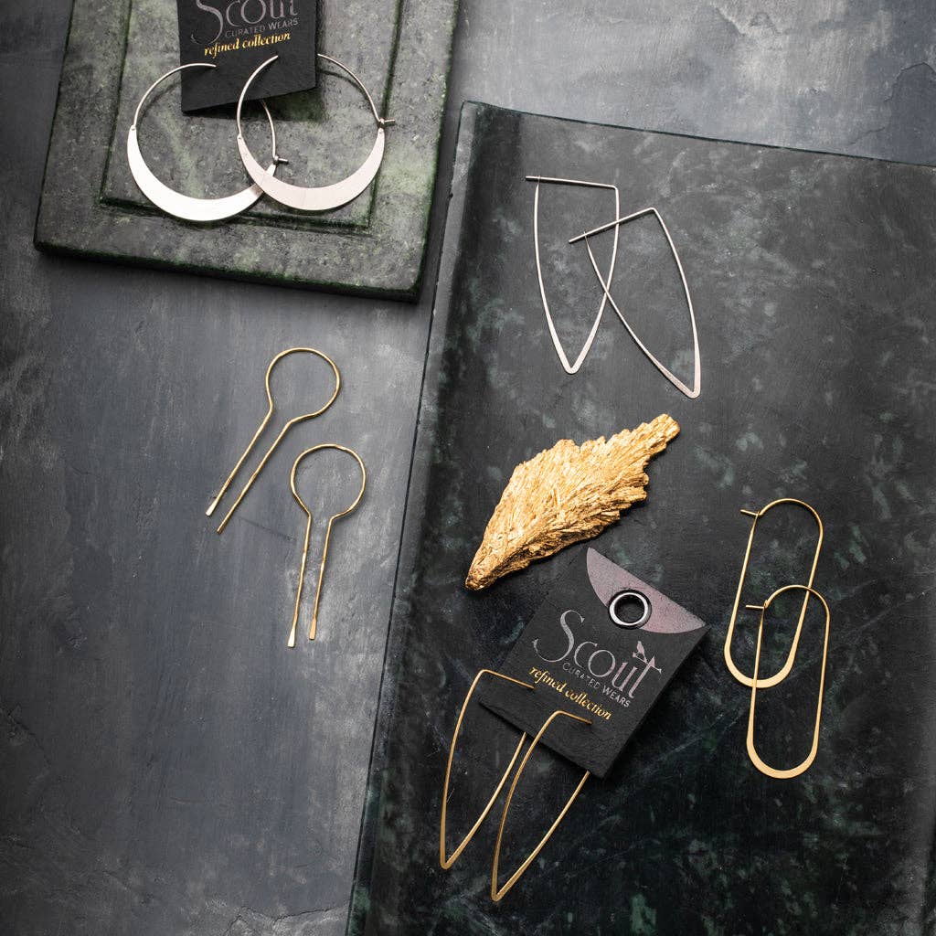 Mischa Triangle Hoops
