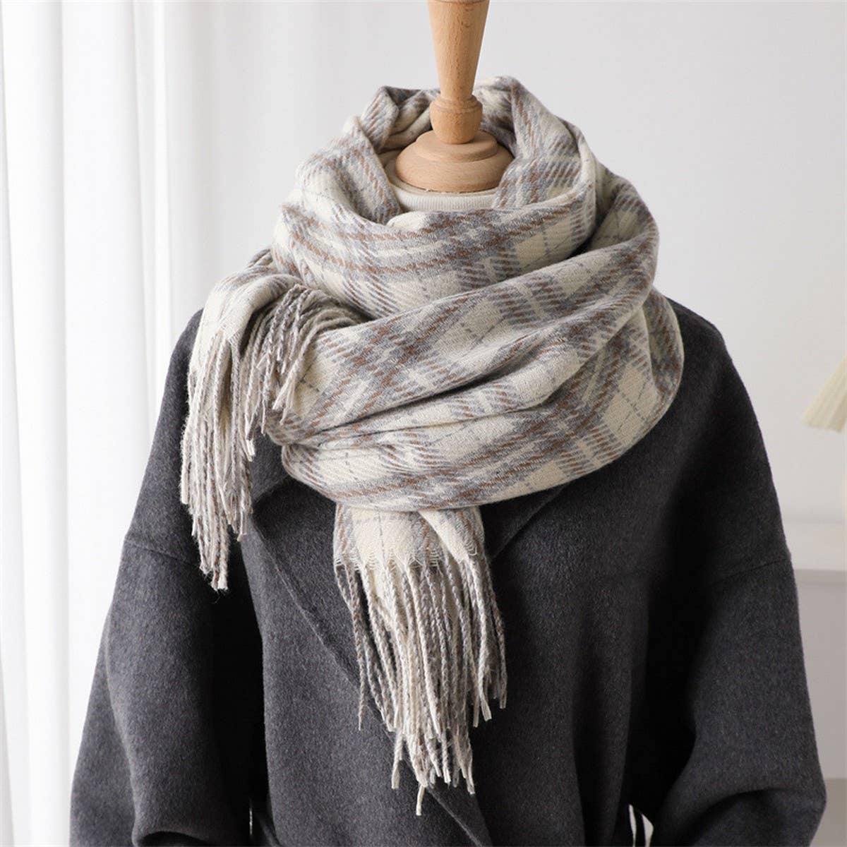 Imogen Plaid Scarf - Three Colors