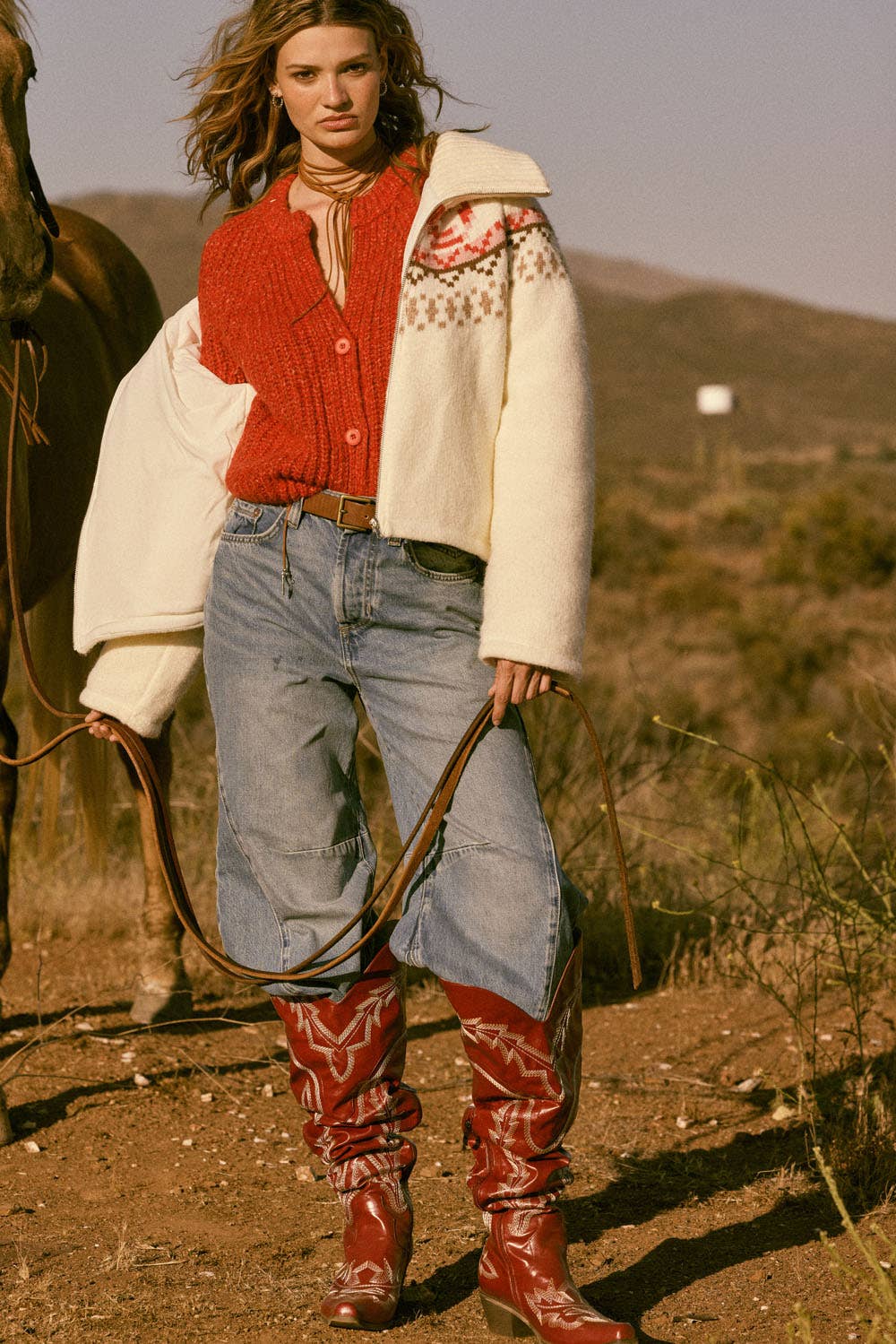 Indy Fair Isle Sweater Jacket