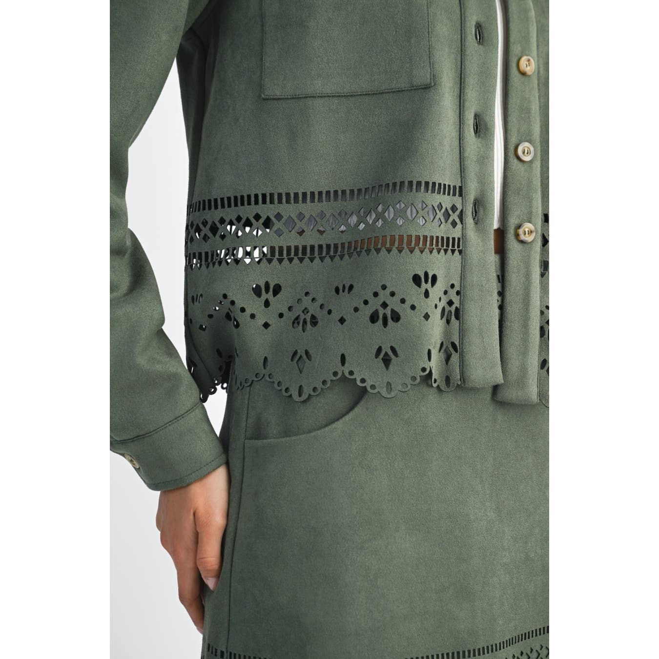 Reagan Laser Cut Jacket