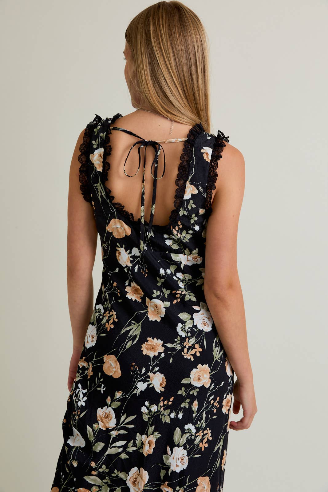Sasha Lace Trim Dress