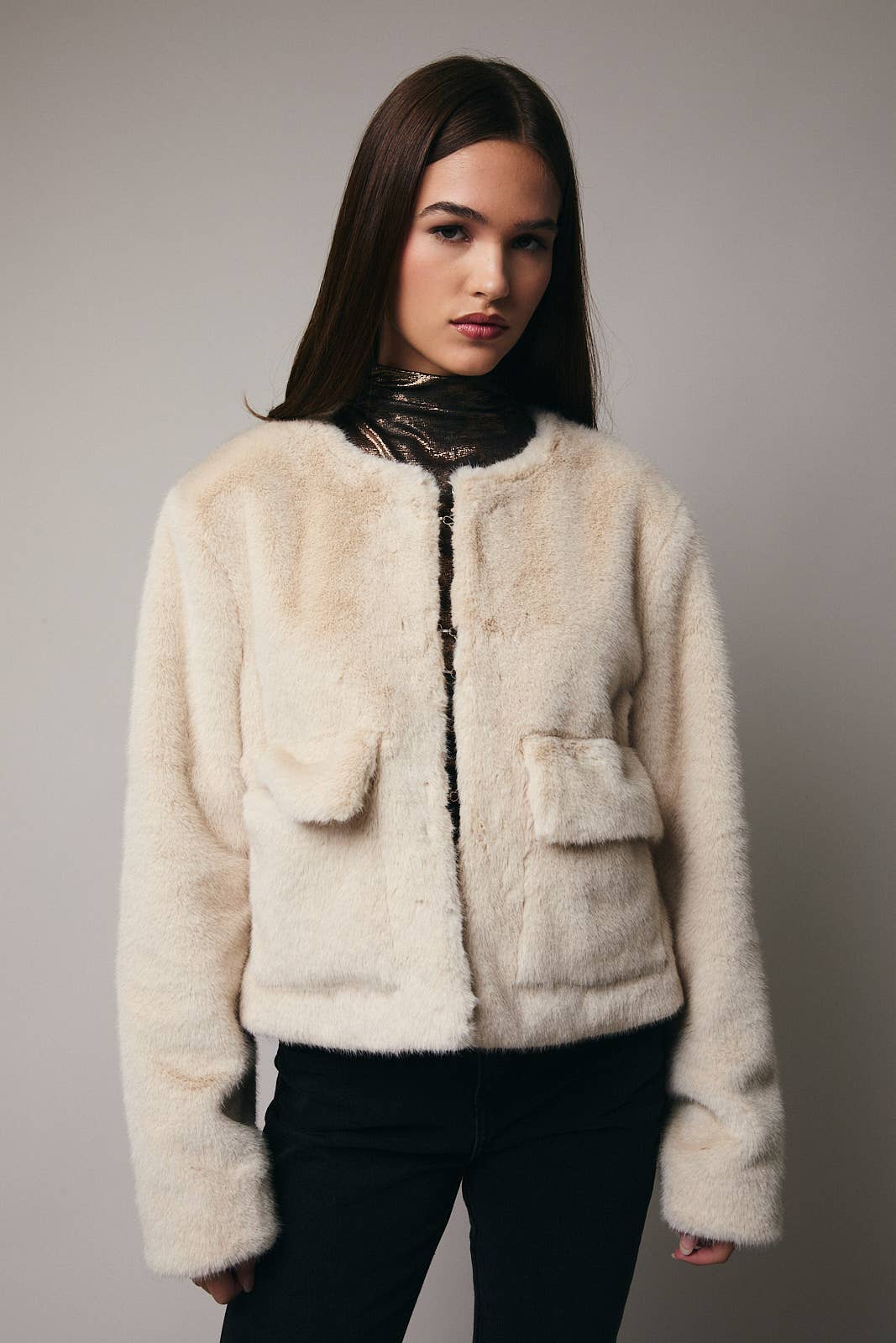 Cora Fur Midi Jacket