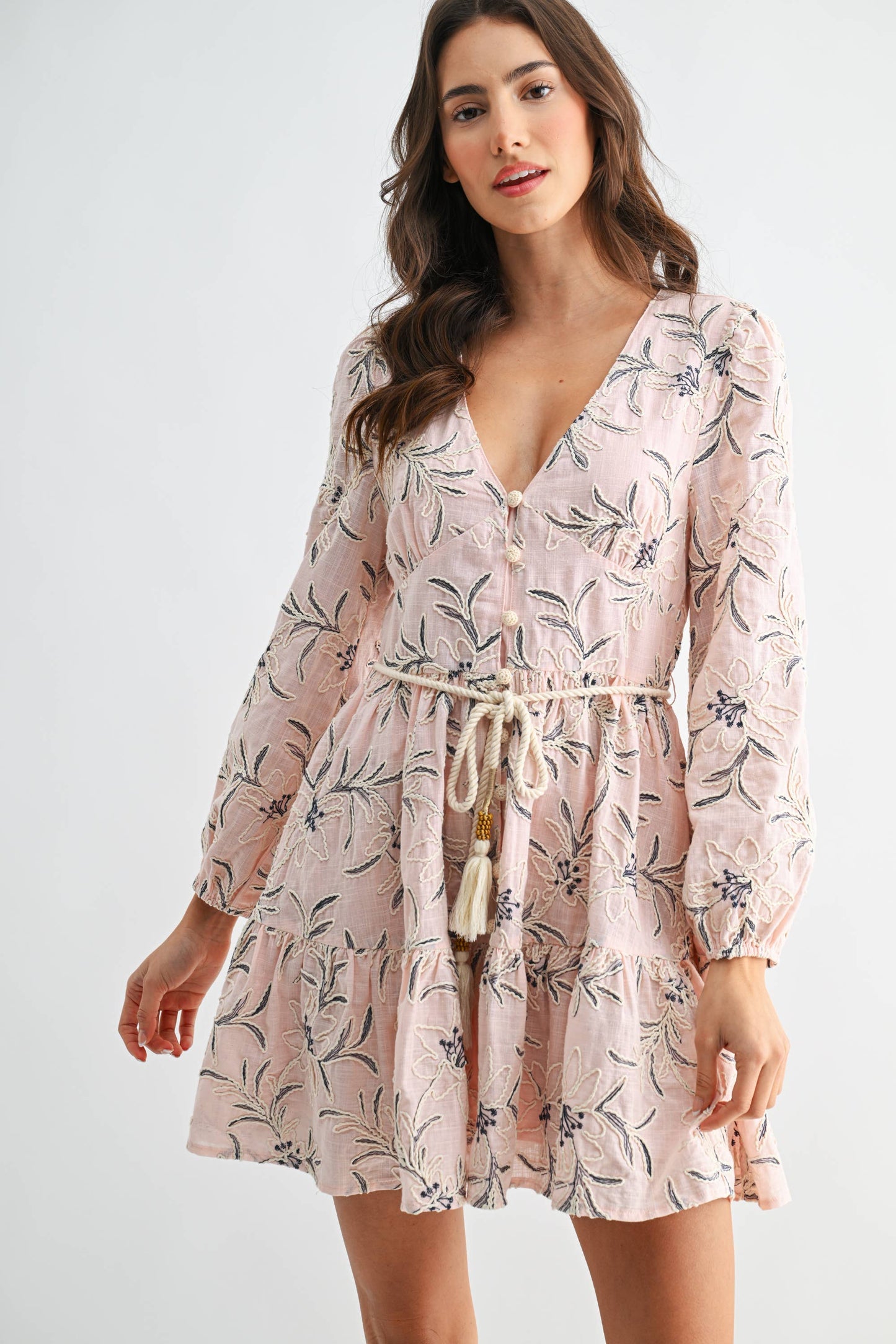 Tessa Embroidered Floral Dress