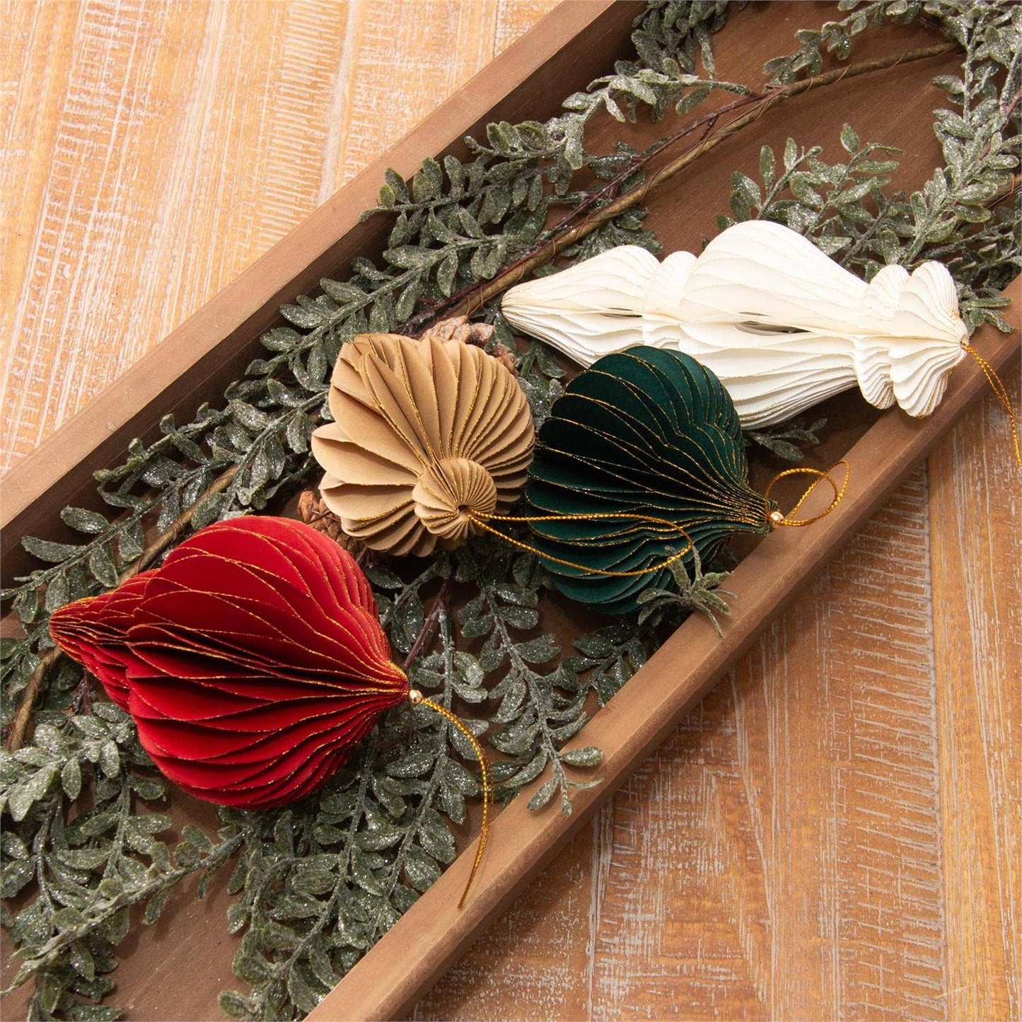 Gold Tipped Honeycomb Finials