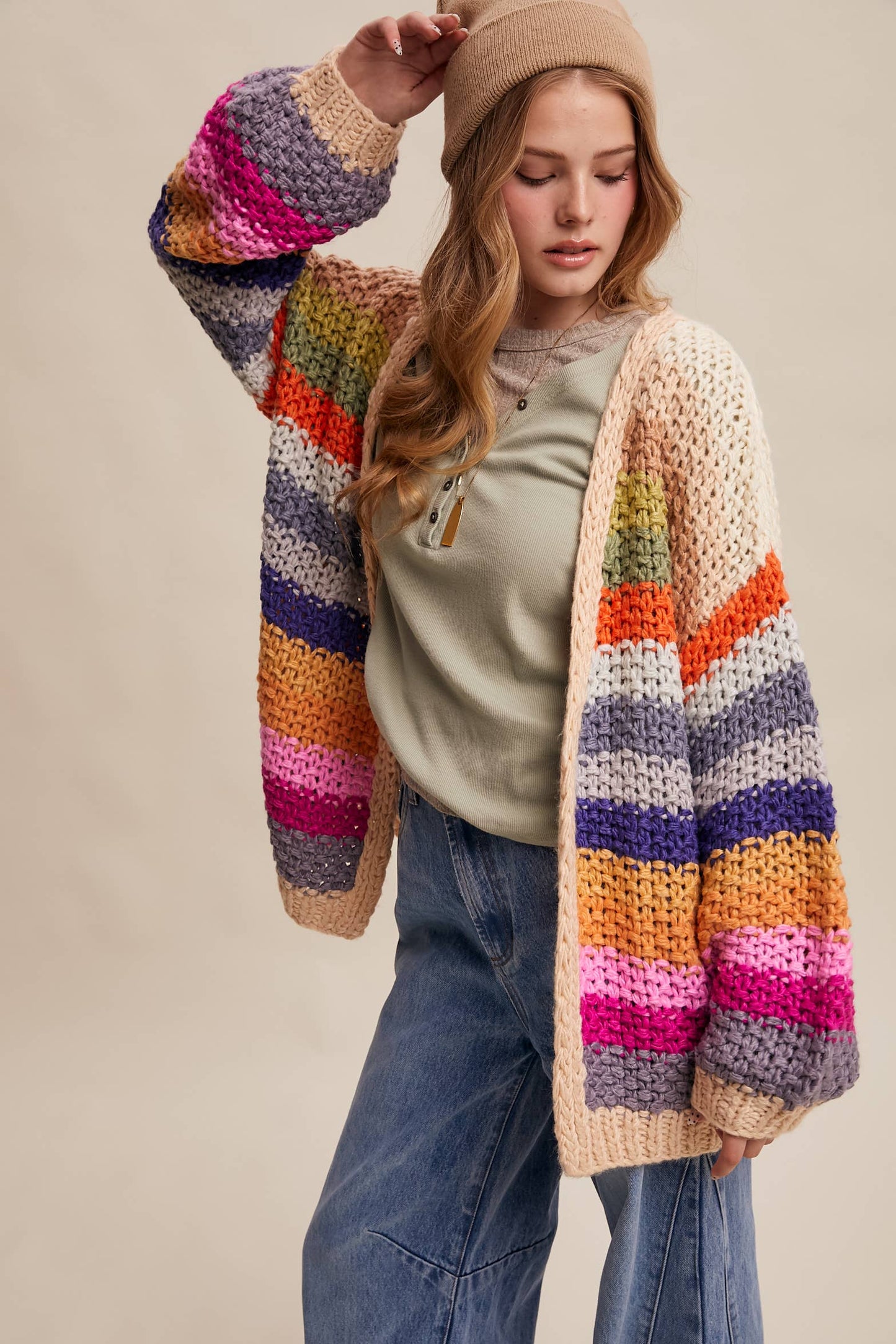 Daydreamer Chunky Knit Cardigan