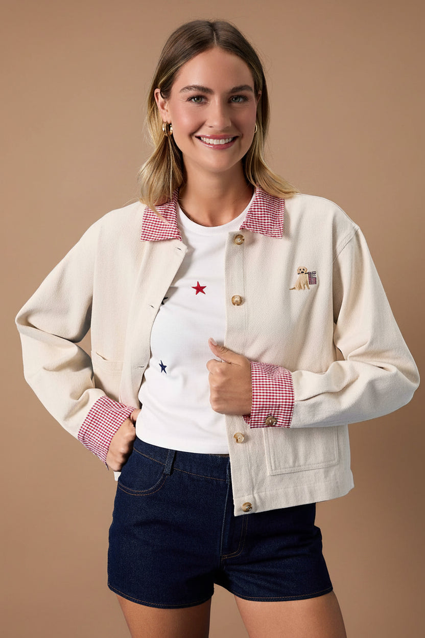 Heartland Contrast Barn Jacket L Heartland Contrast Barn Jacket L