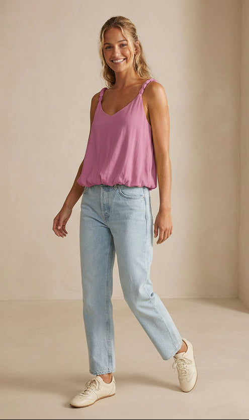 Lily Billowy Strap Top