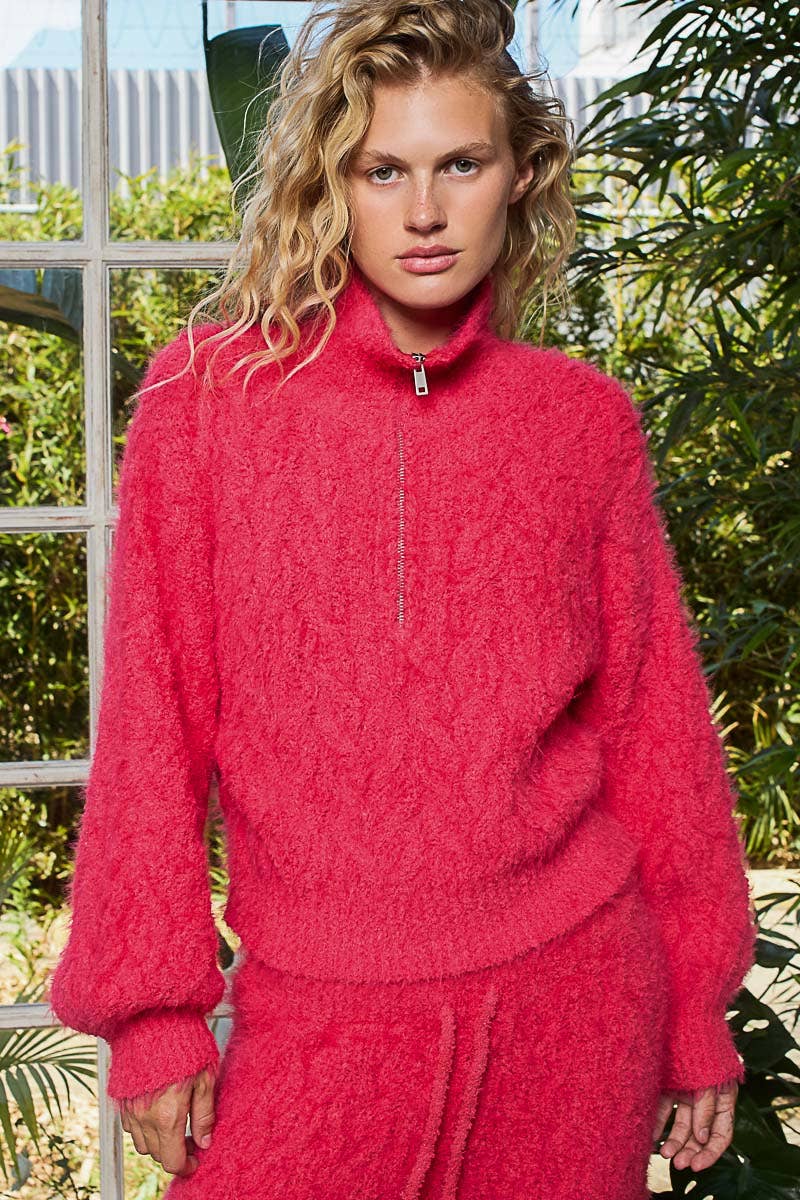 Quiet Luxury Half Zip Sweater