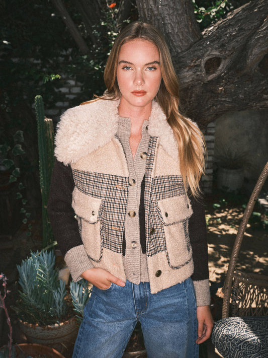 Blair Mixed Media Vest