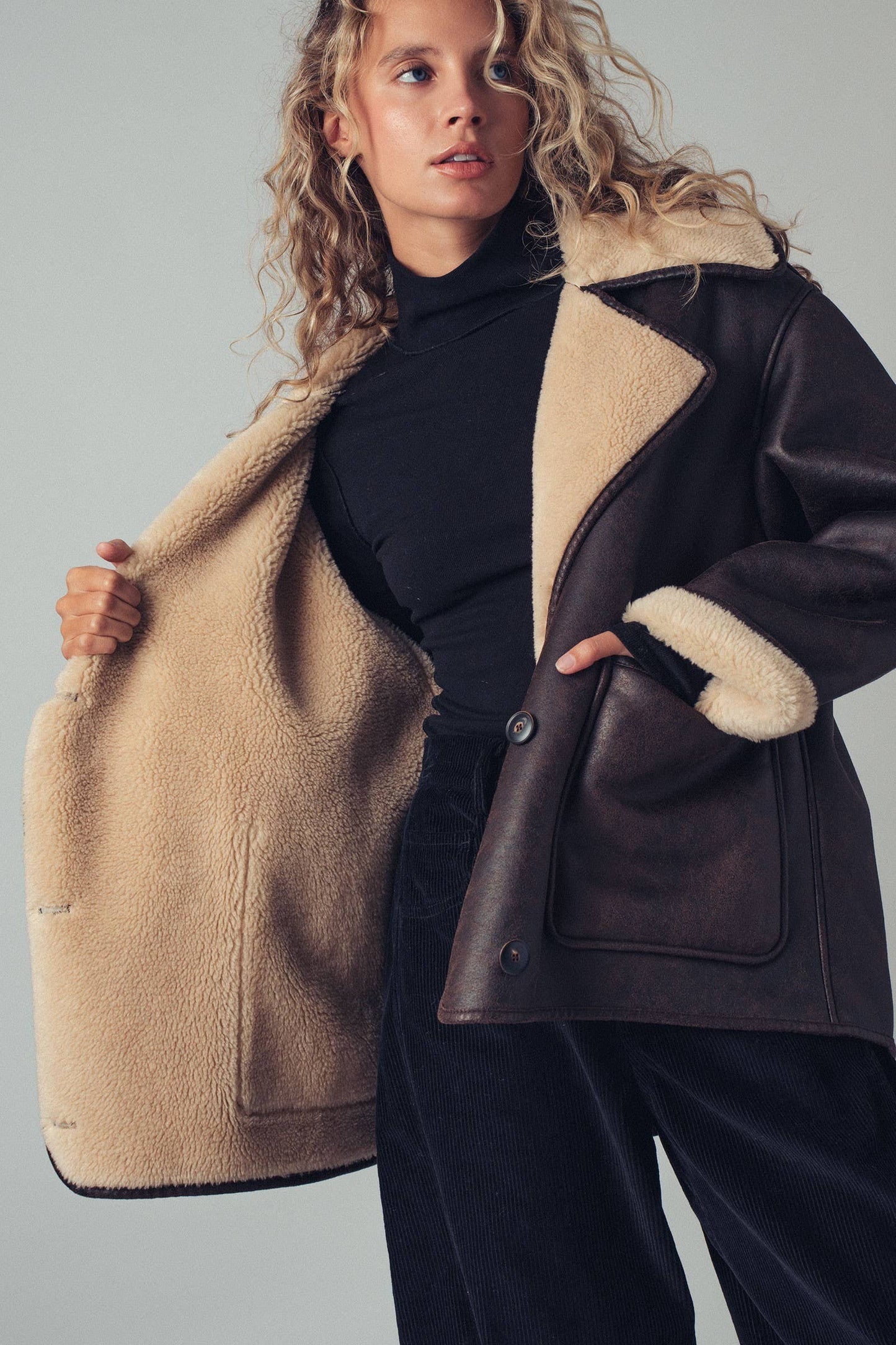 Midnight Run Aviator Leather Jacket