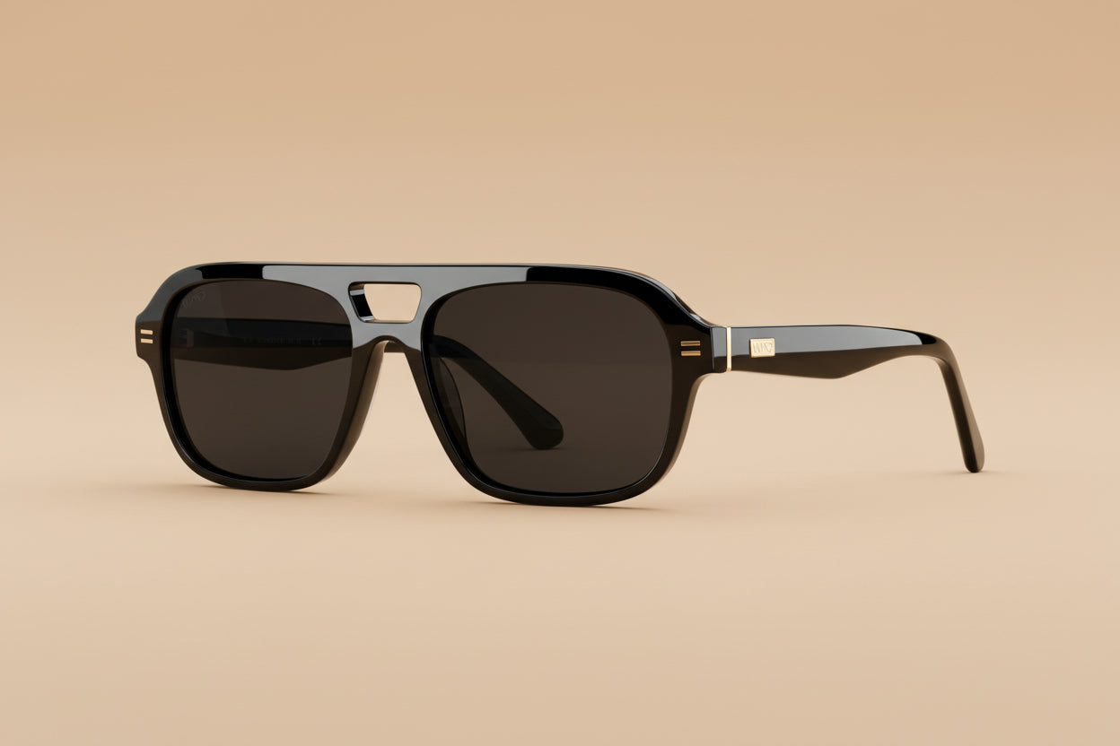 Ember Double Bridge Aviator Sunglasses - Two Colors
