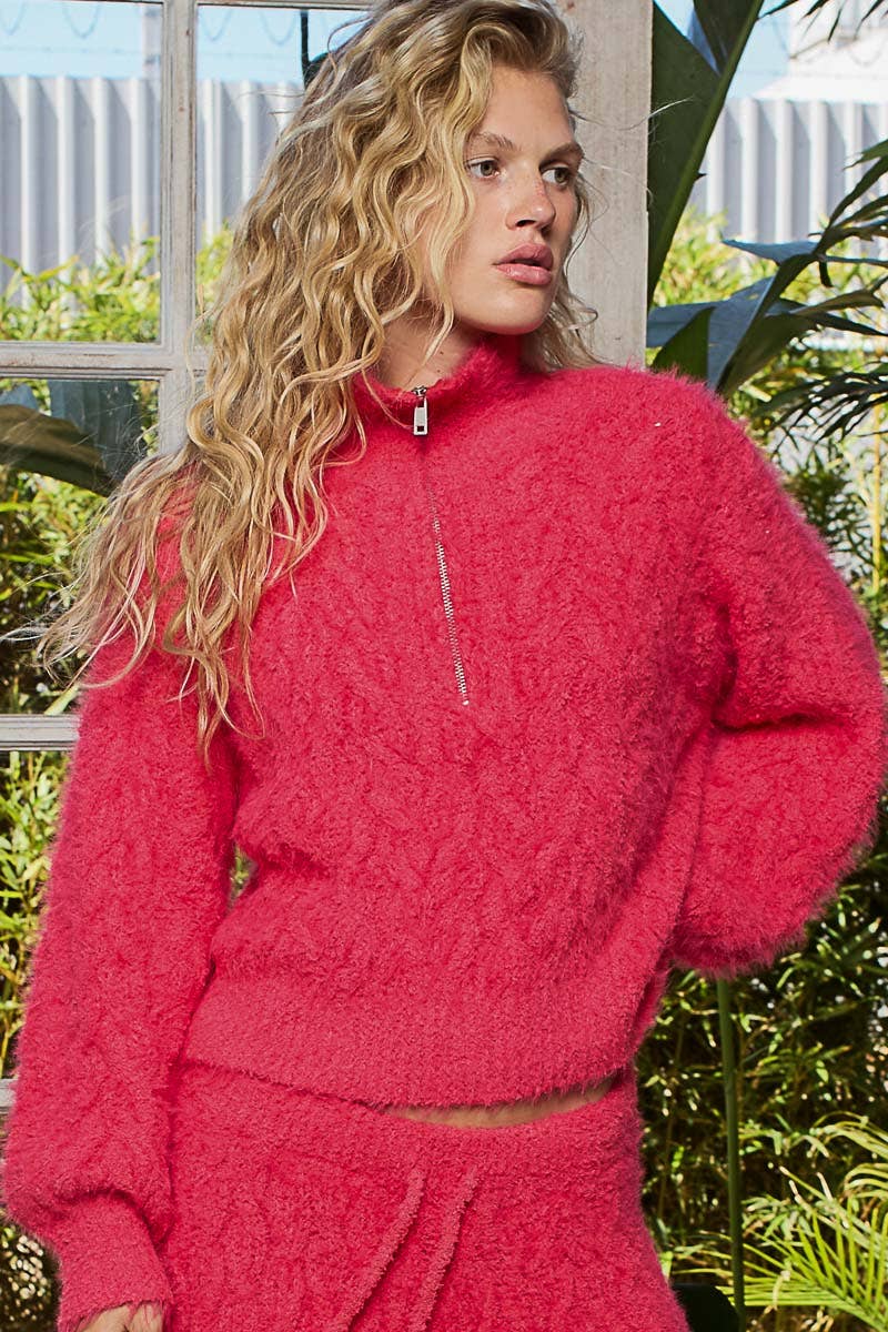 Quiet Luxury Half Zip Sweater