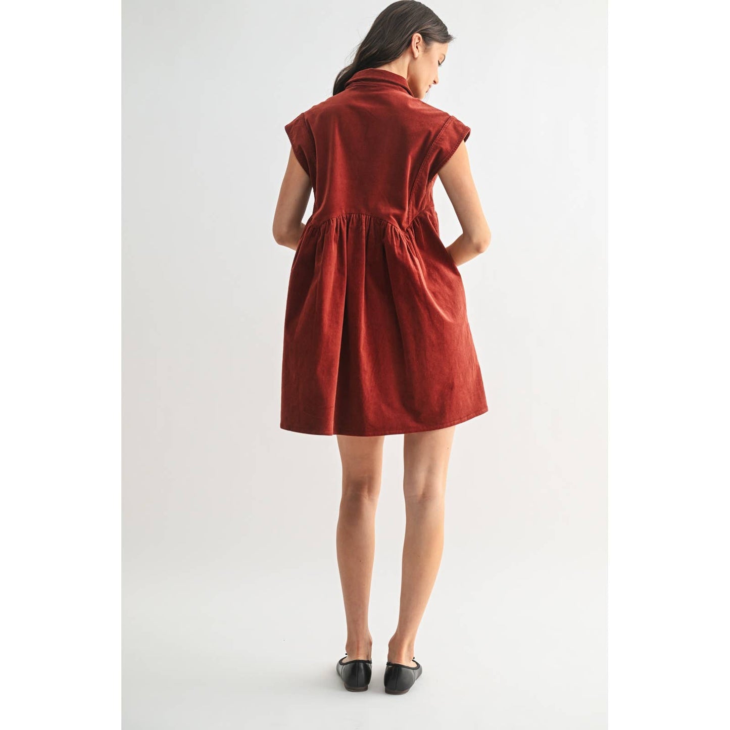 Serena Corduroy Mini Dress