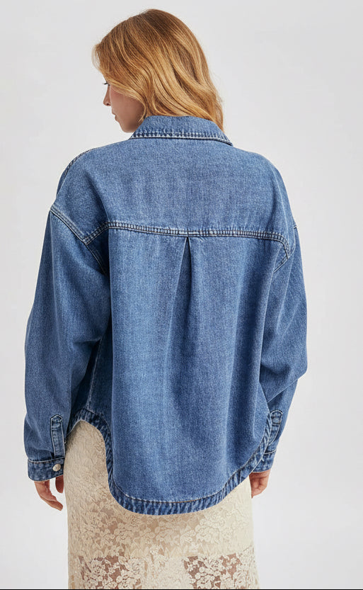 Sasha Denim Shacket