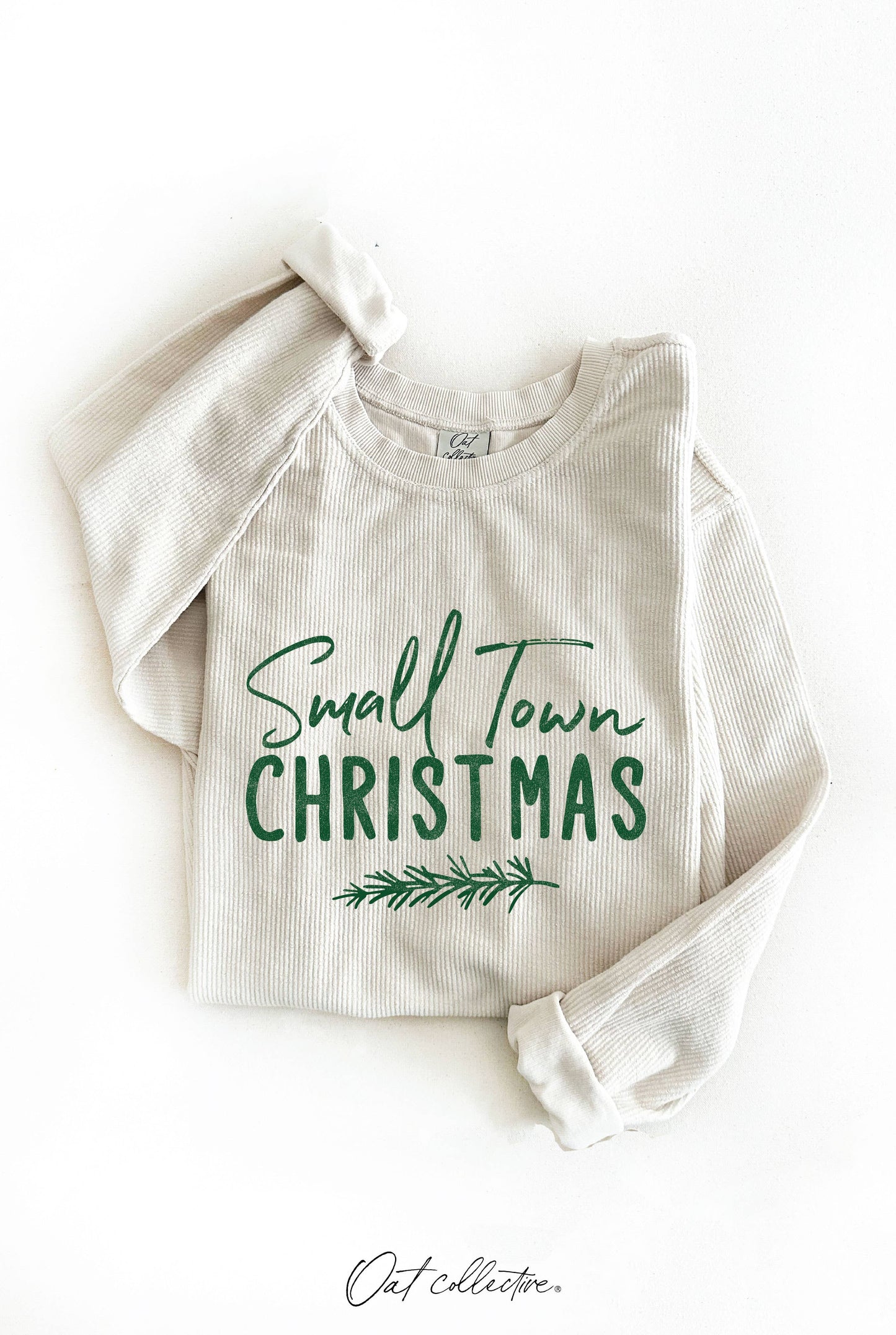 Small Town Christmas Thermal Sweatshirt