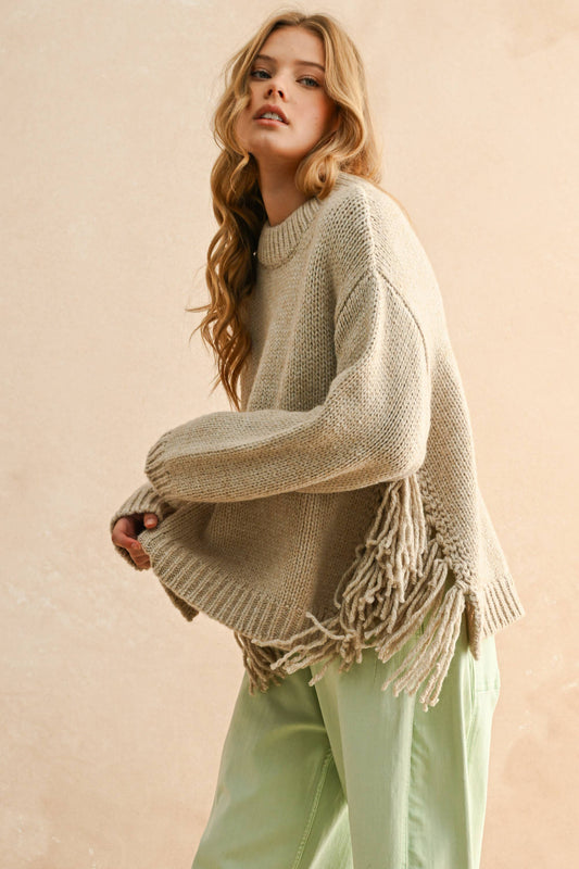 Aurora Fringe Sweater