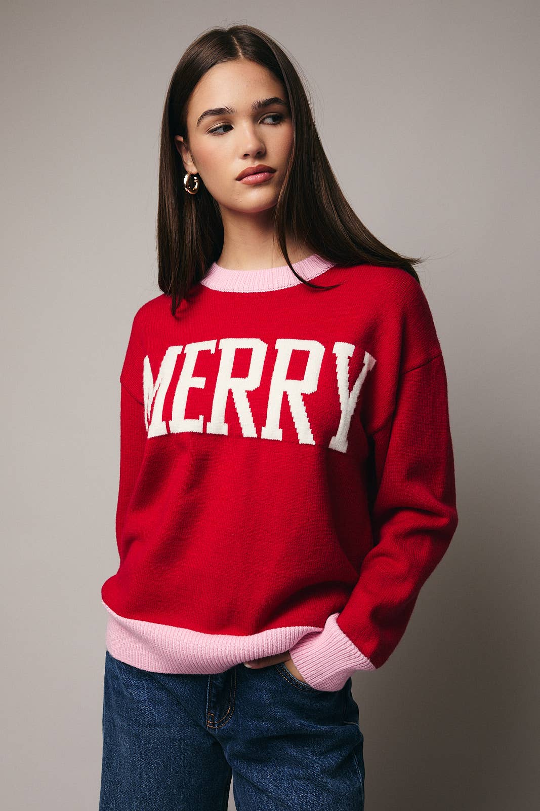 Crew Neck Merry Sweater