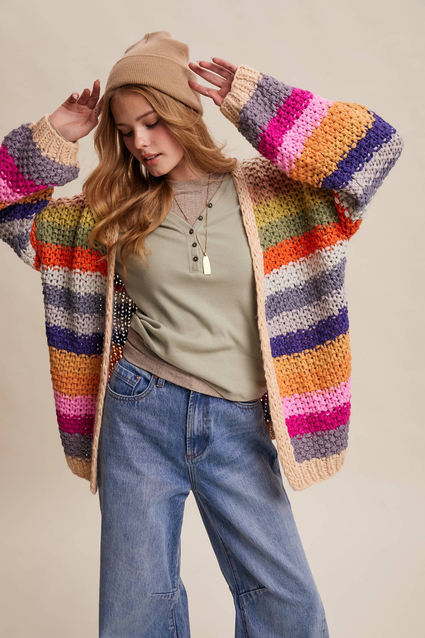 Daydreamer Chunky Knit Cardigan